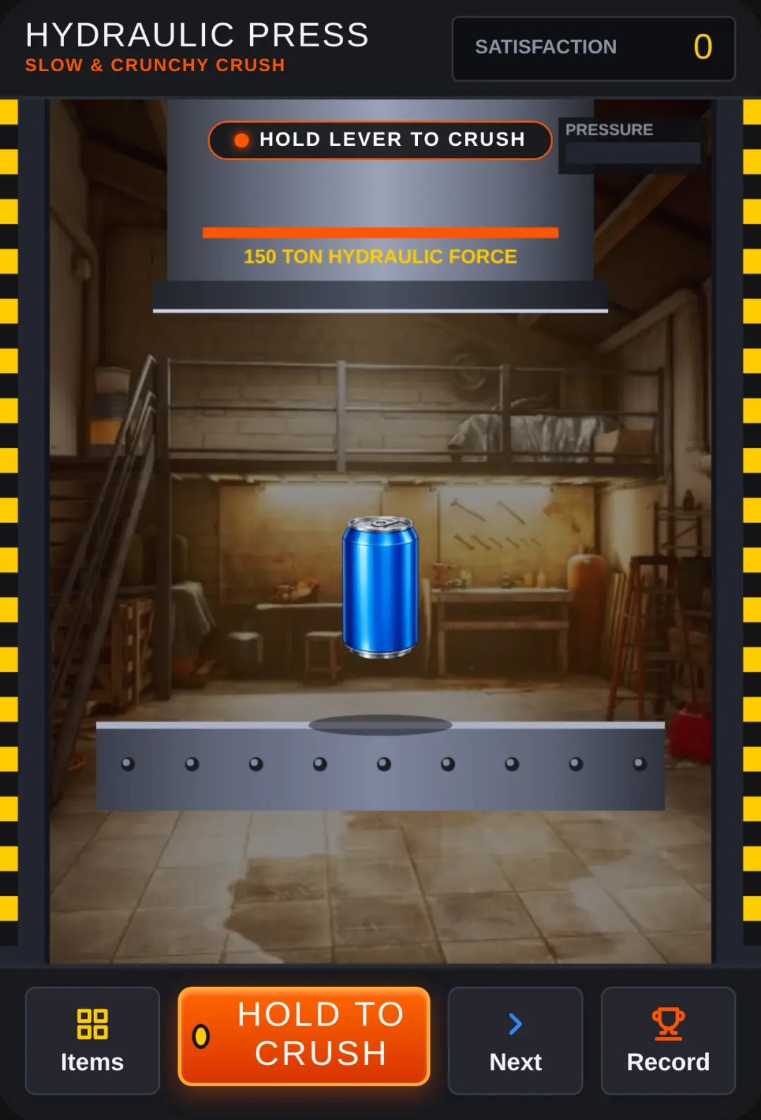 Satisfying Hydraulic Press cover