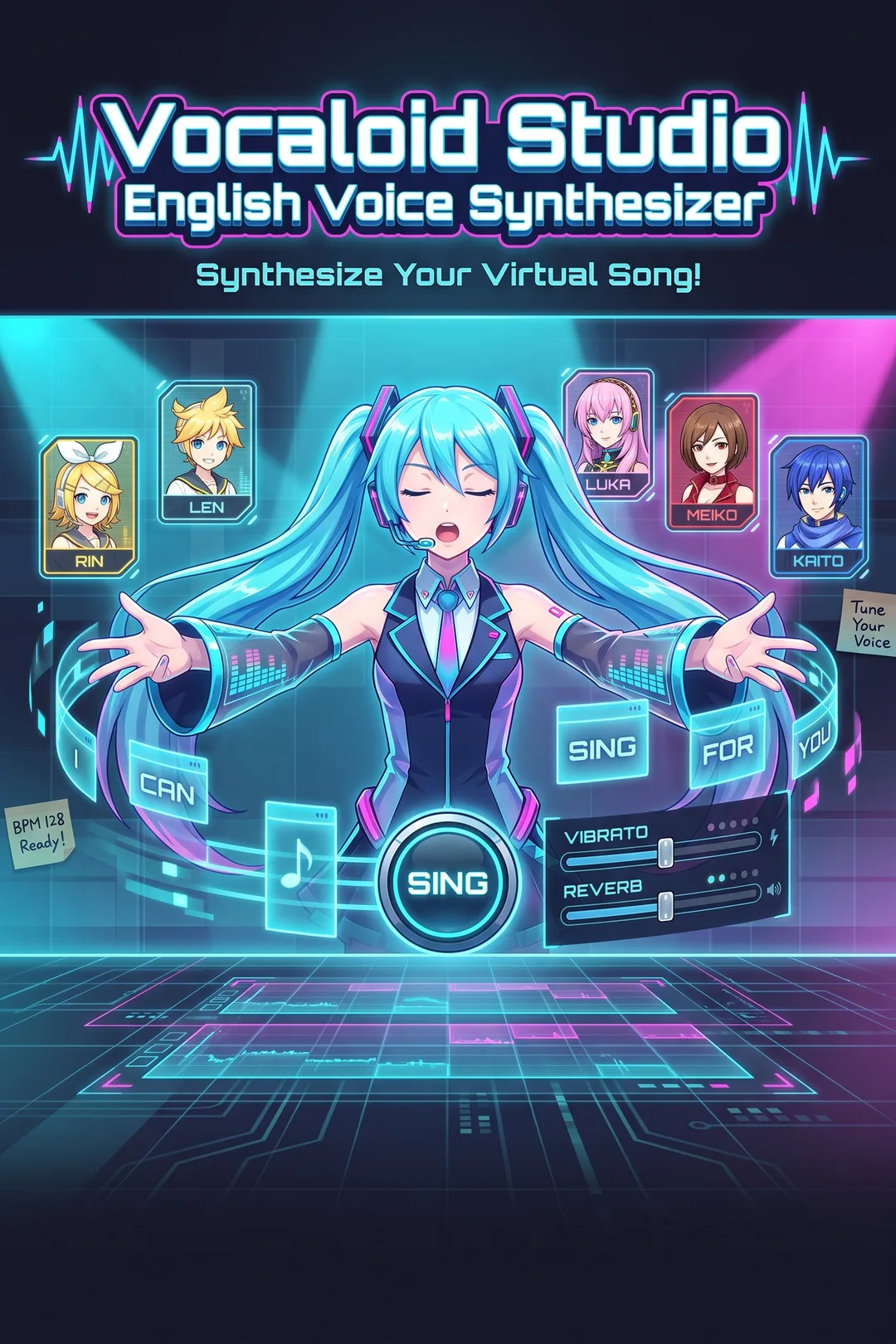 Vocaloid Studio: English Voice Synthesizer