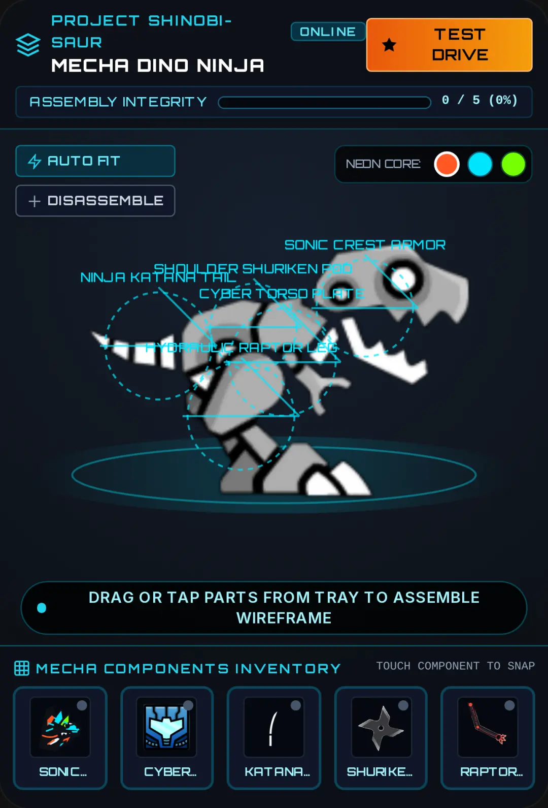 Assembly! Dino Robot Ninja Parasaurolophus cover