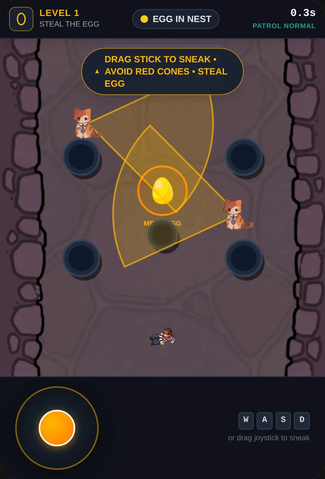Steal the gold Egg or die cover