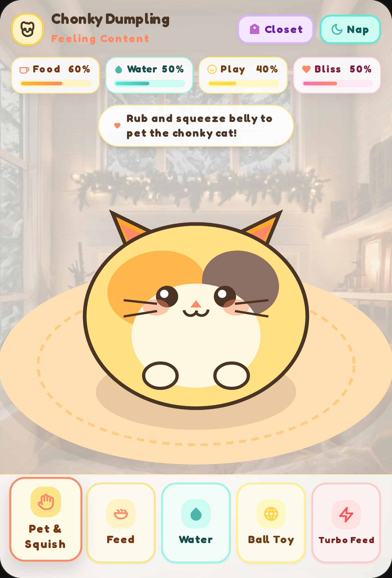 Chonky Cat Care OMG THE KITYYYY SHE'S SO CUTE OMG I'M GONNA EXPLODE cover