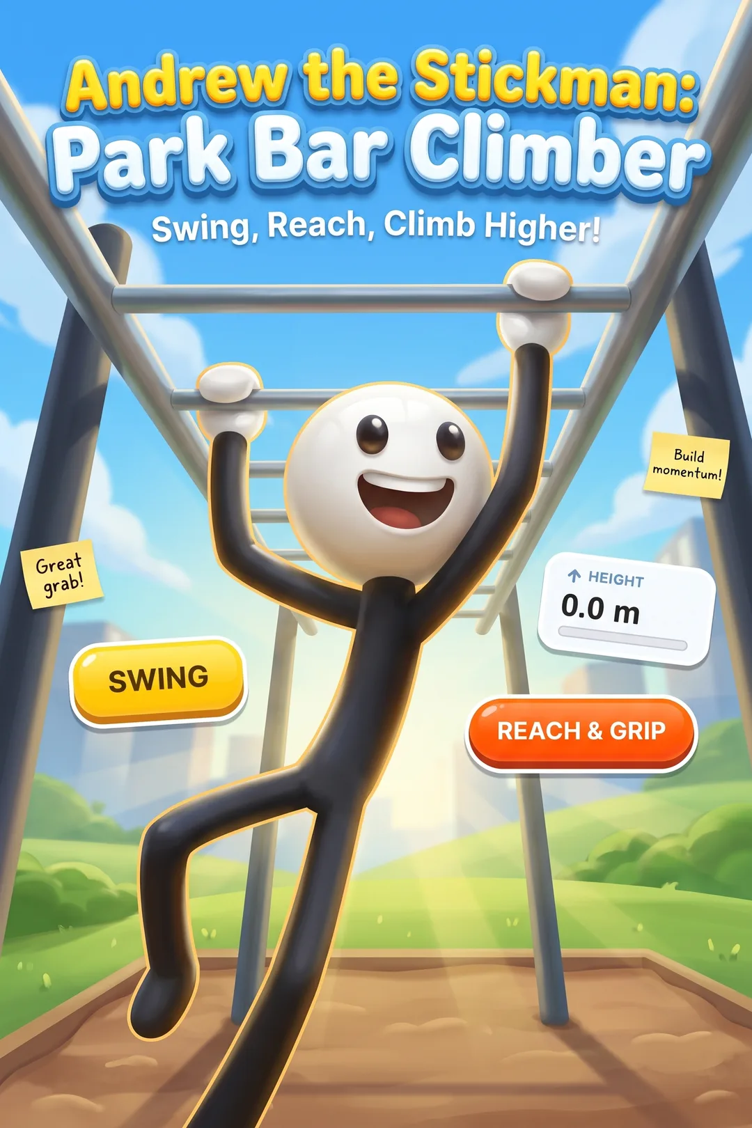 Andrew the Stickman: Park Bar Climber