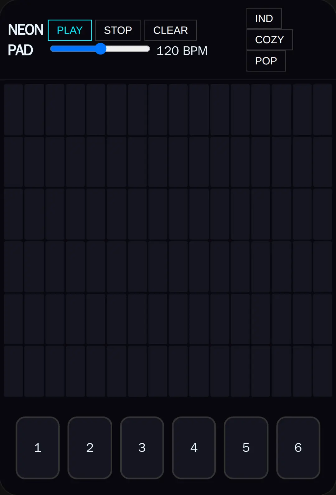 Neon Beat Pad cover
