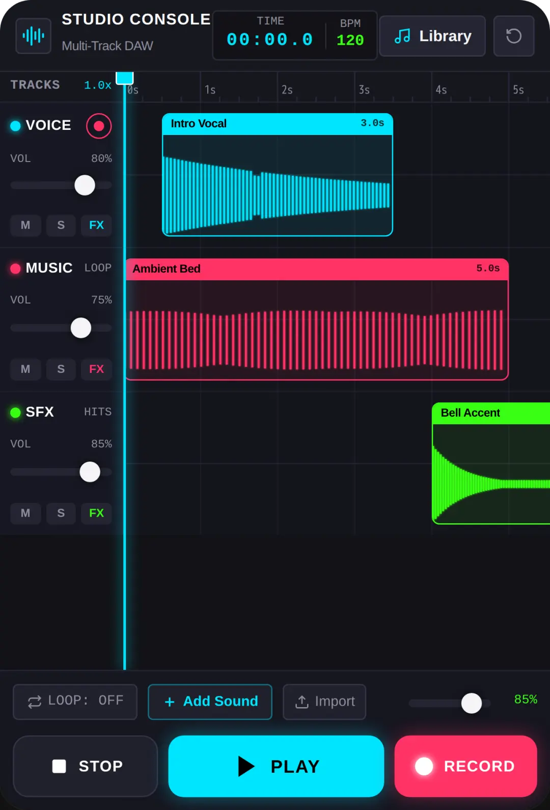 Voice and Music Studio cover