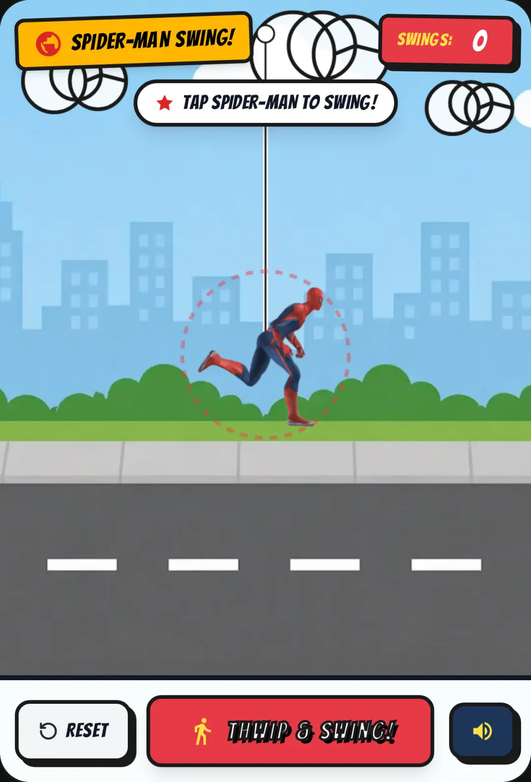 Spider-Man Cartoon Town Swing cover