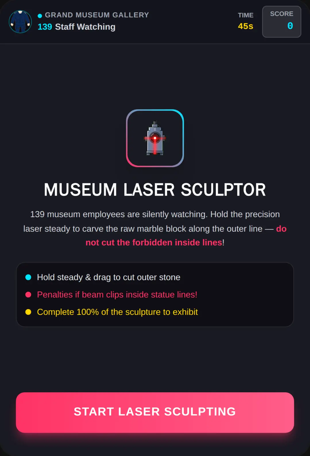 Museum Laser Sculptor cover