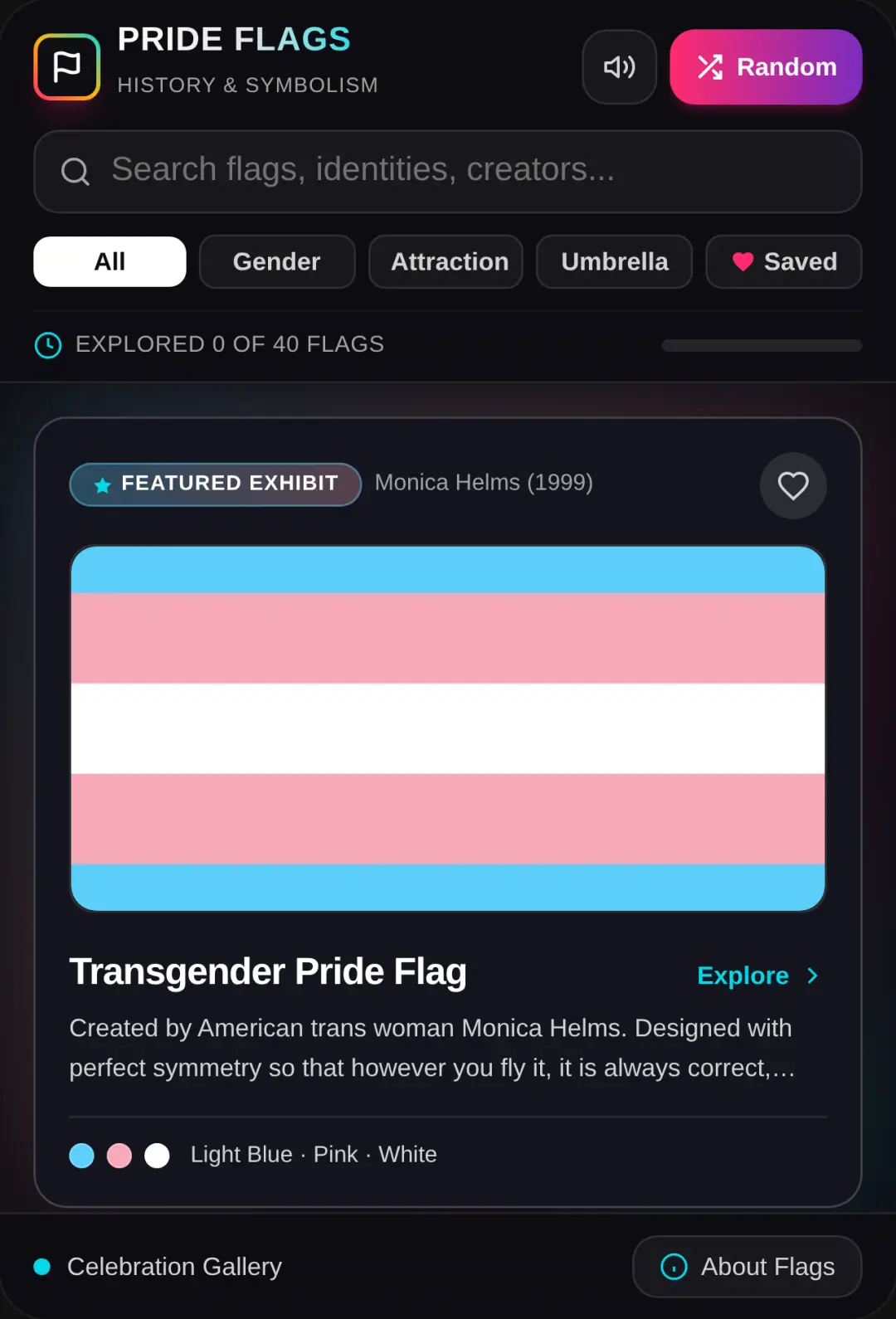 LGBTQIA+ Pride Flags — Educational Gallery --- NEW Updates: More Flags++ cover
