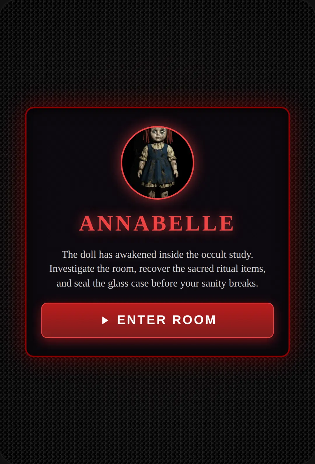 Annabelle: The Cursed Room cover