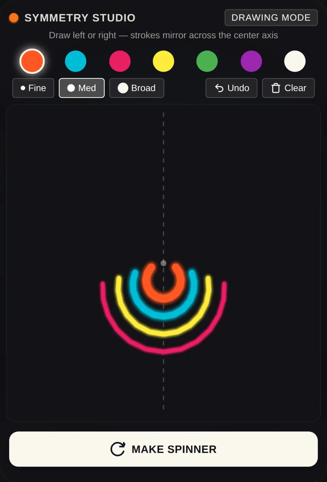Symmetry Spinner cover