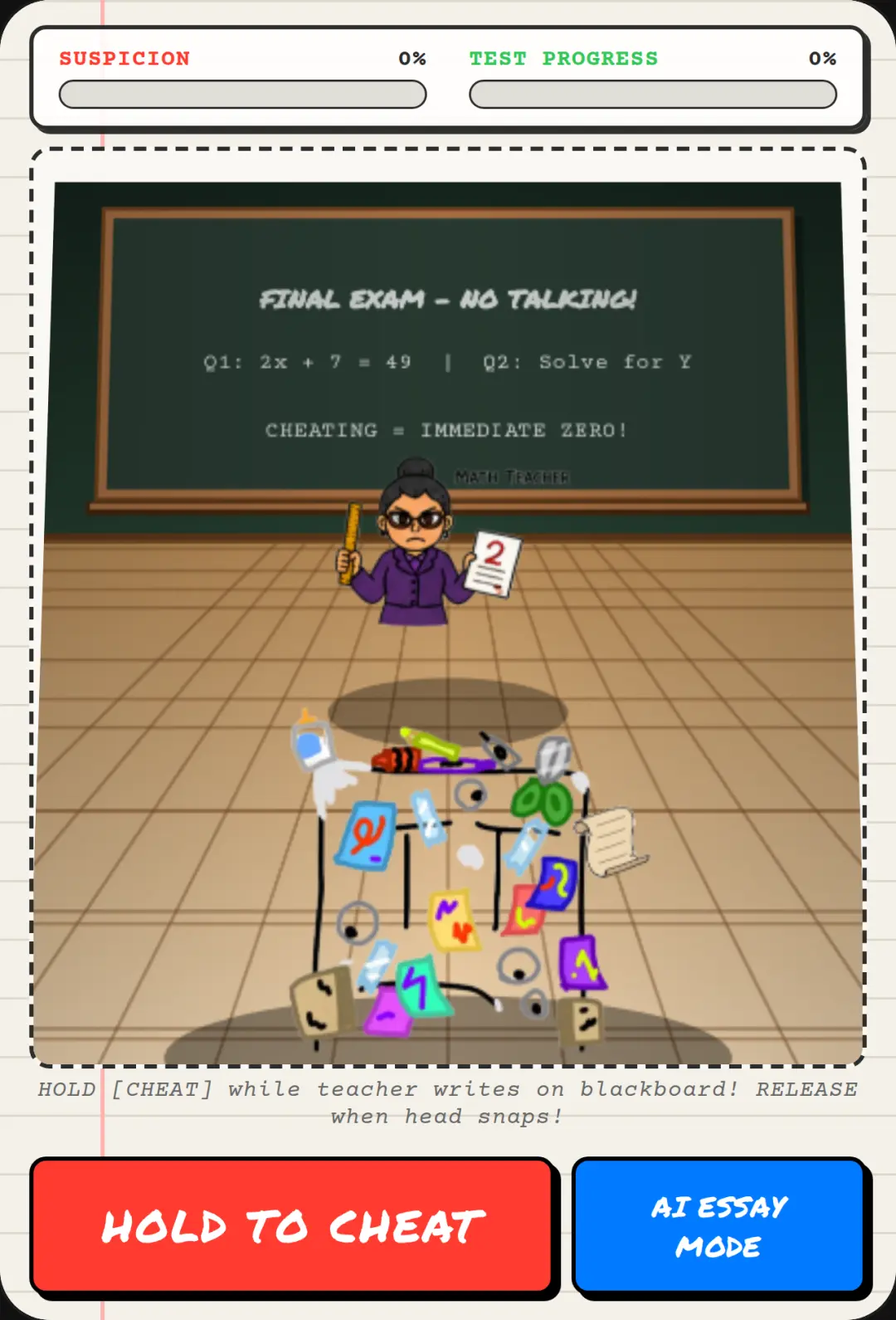Cheater's Dilemma: AI Essay Edition cover