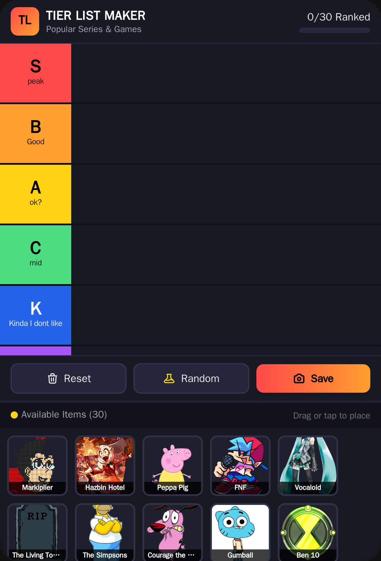 Tier List of culture cover