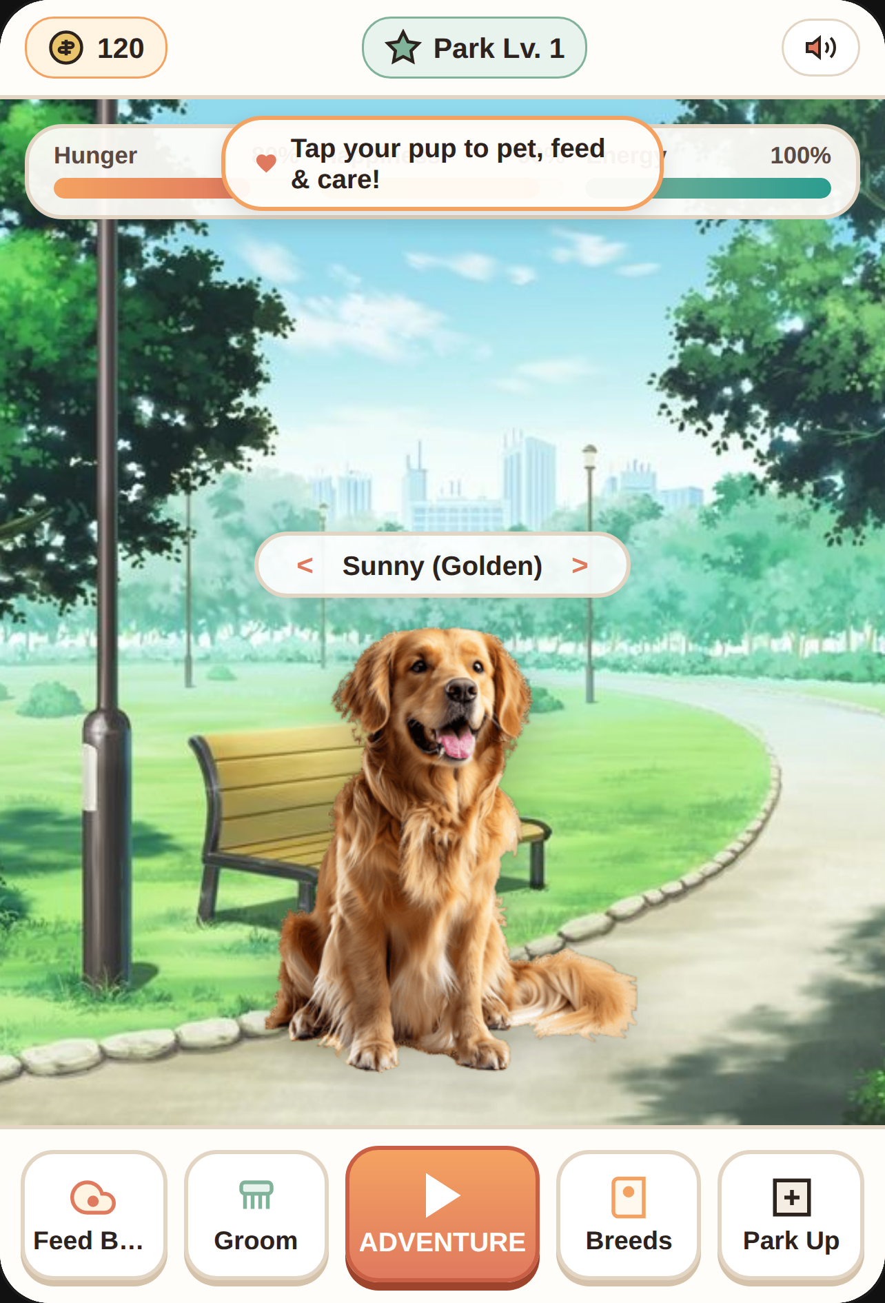 Paws & Park: Cozy Dog Adventure cover
