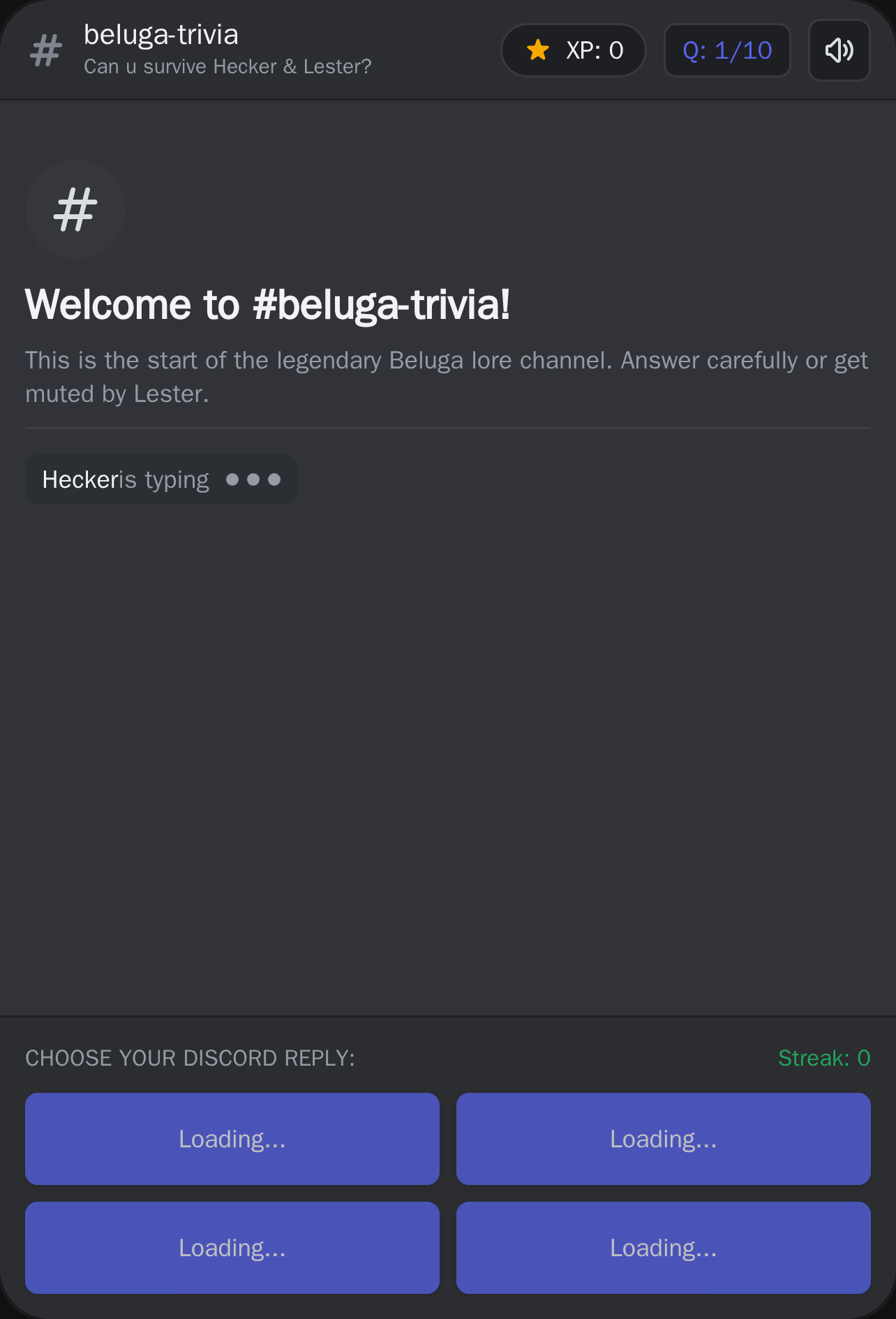 Beluga Discord Trivia cover