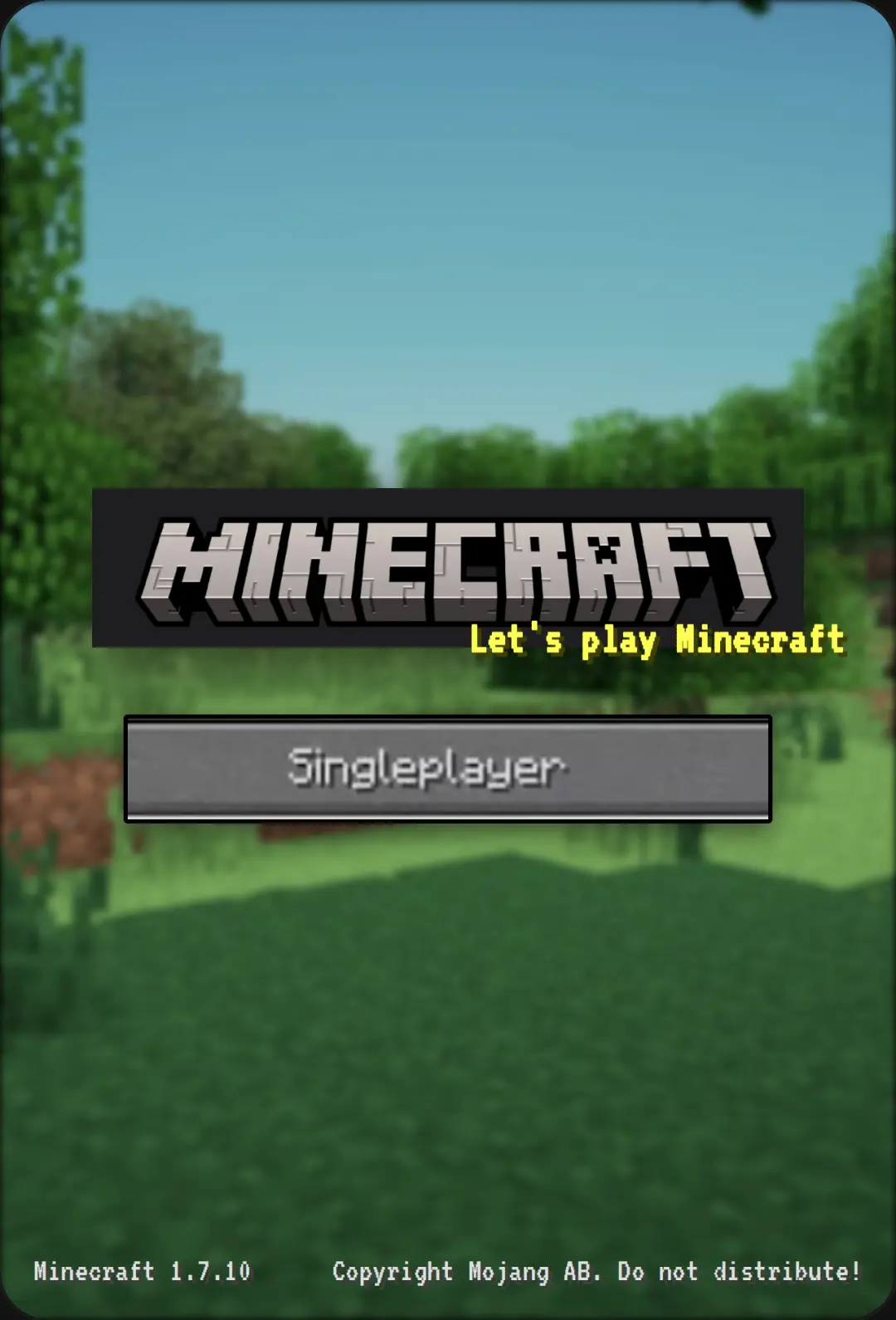 Minecraft BETA cover