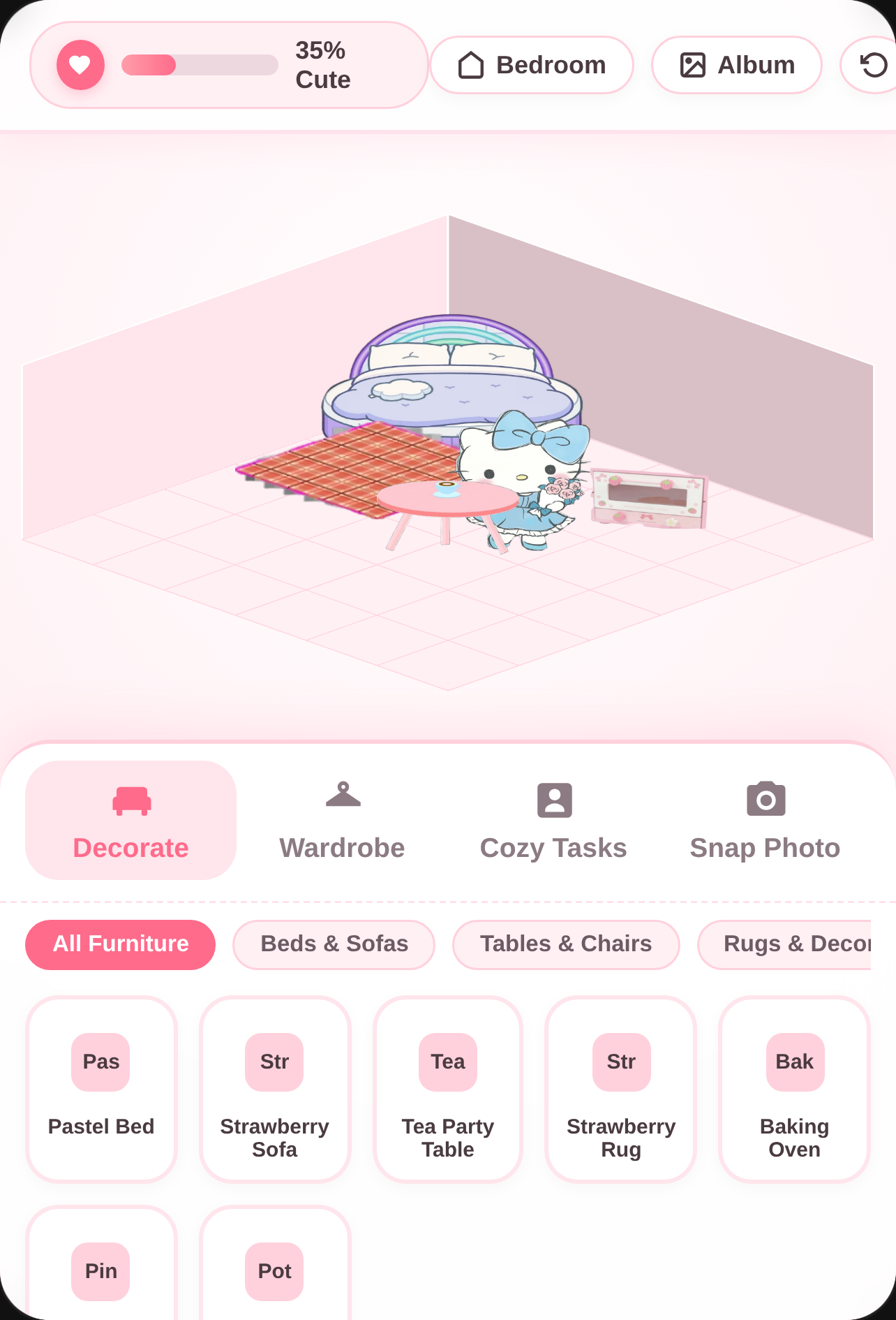 Hello Kitty Cozy Life Sim cover