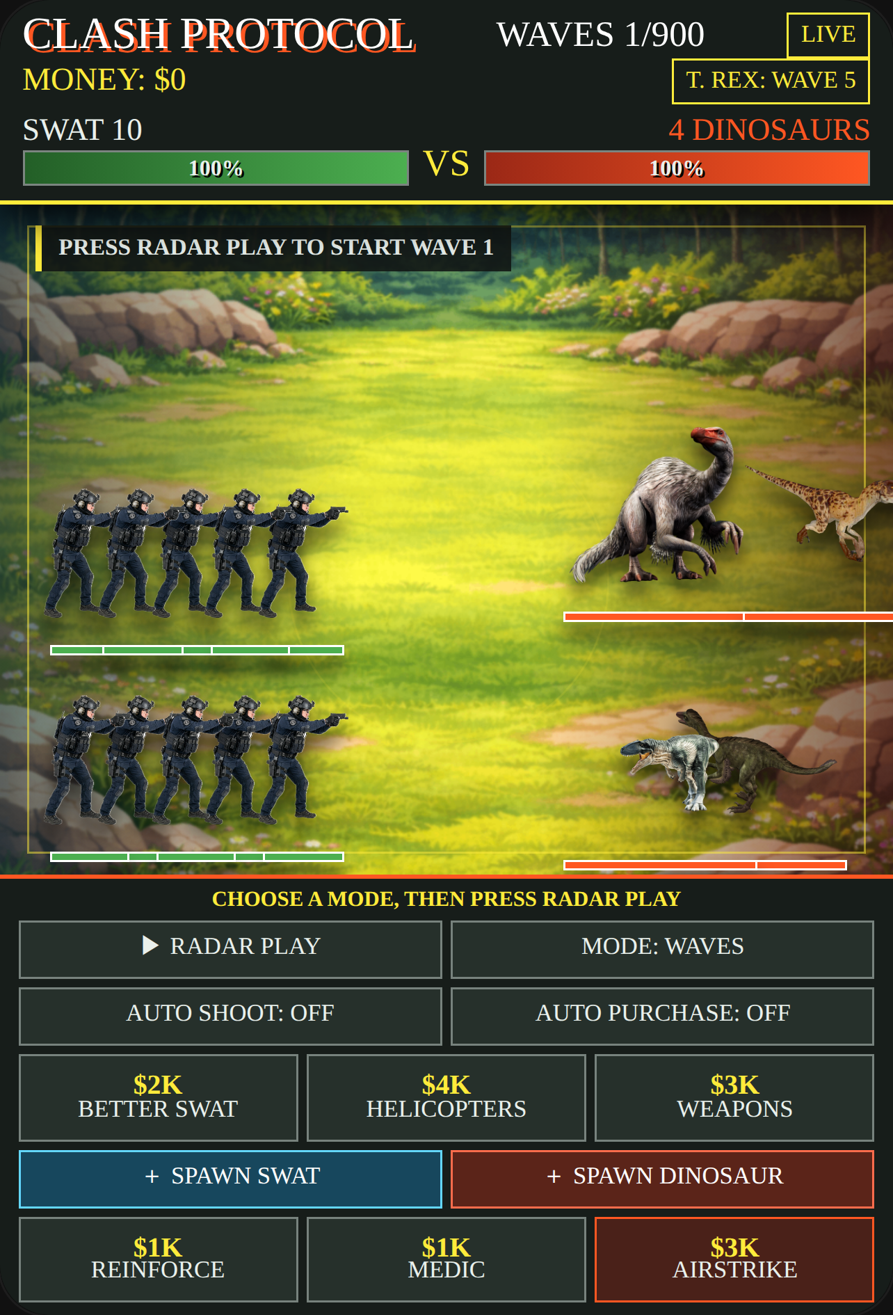 Clash Protocol: Wave War cover