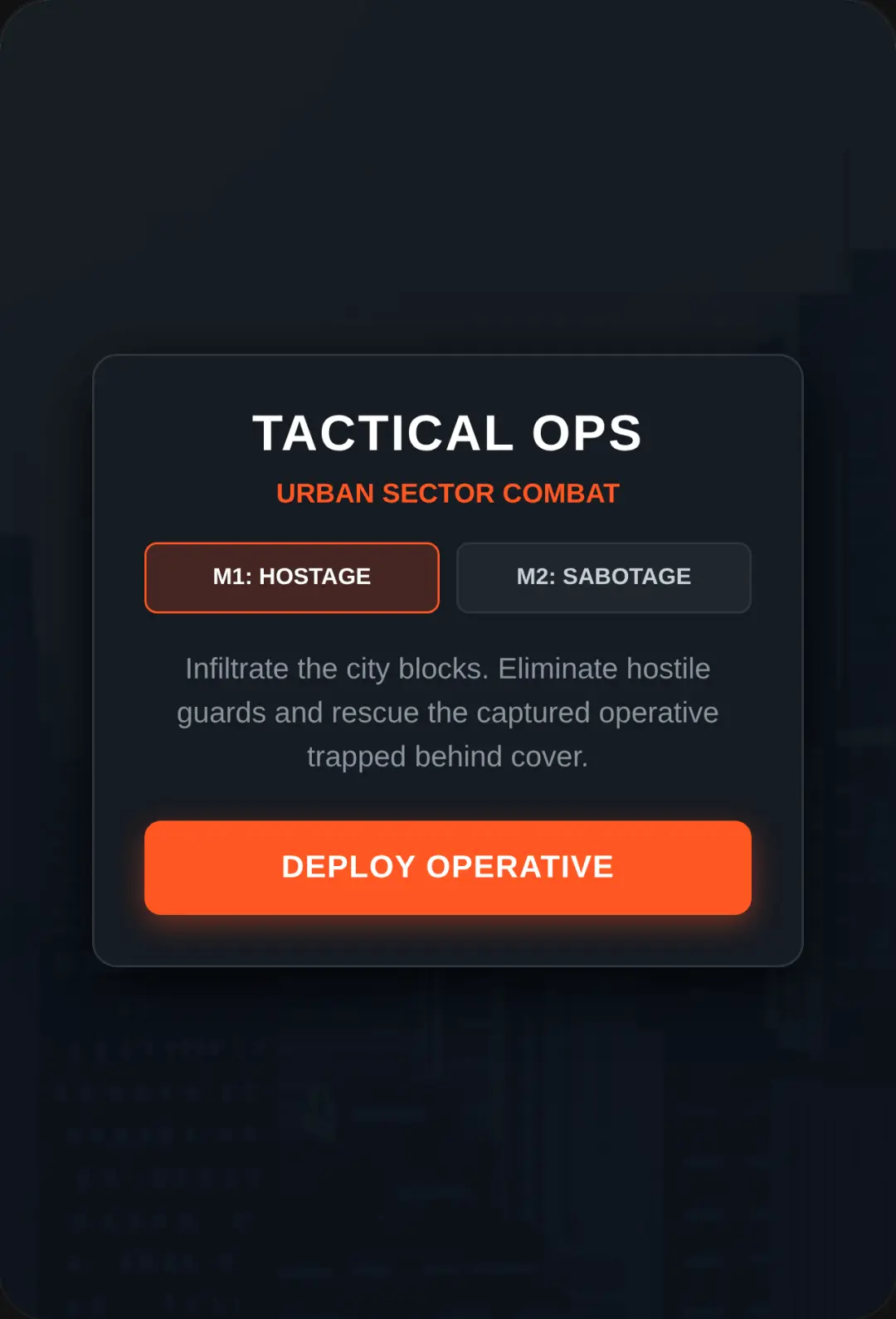 Tactical City Ops cover