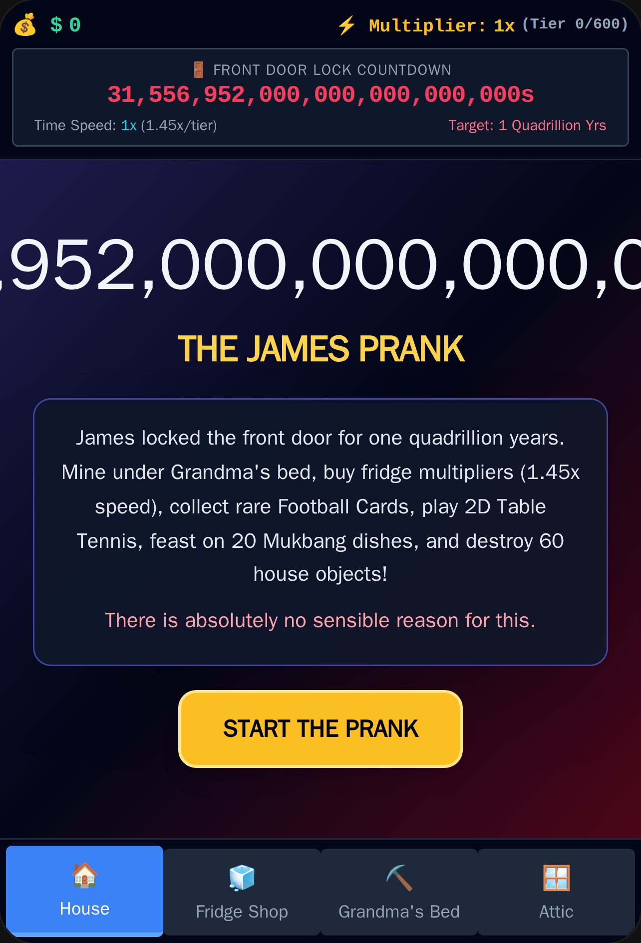 1 Quadrillion Years Trapped by James!!! cover