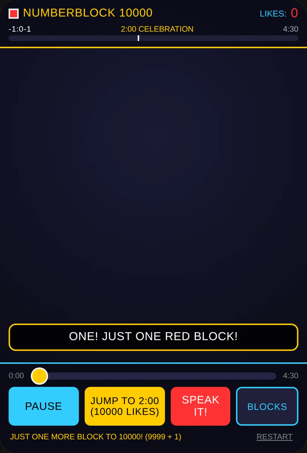 Numberblock 10000 - 10000 Likes Celebration cover