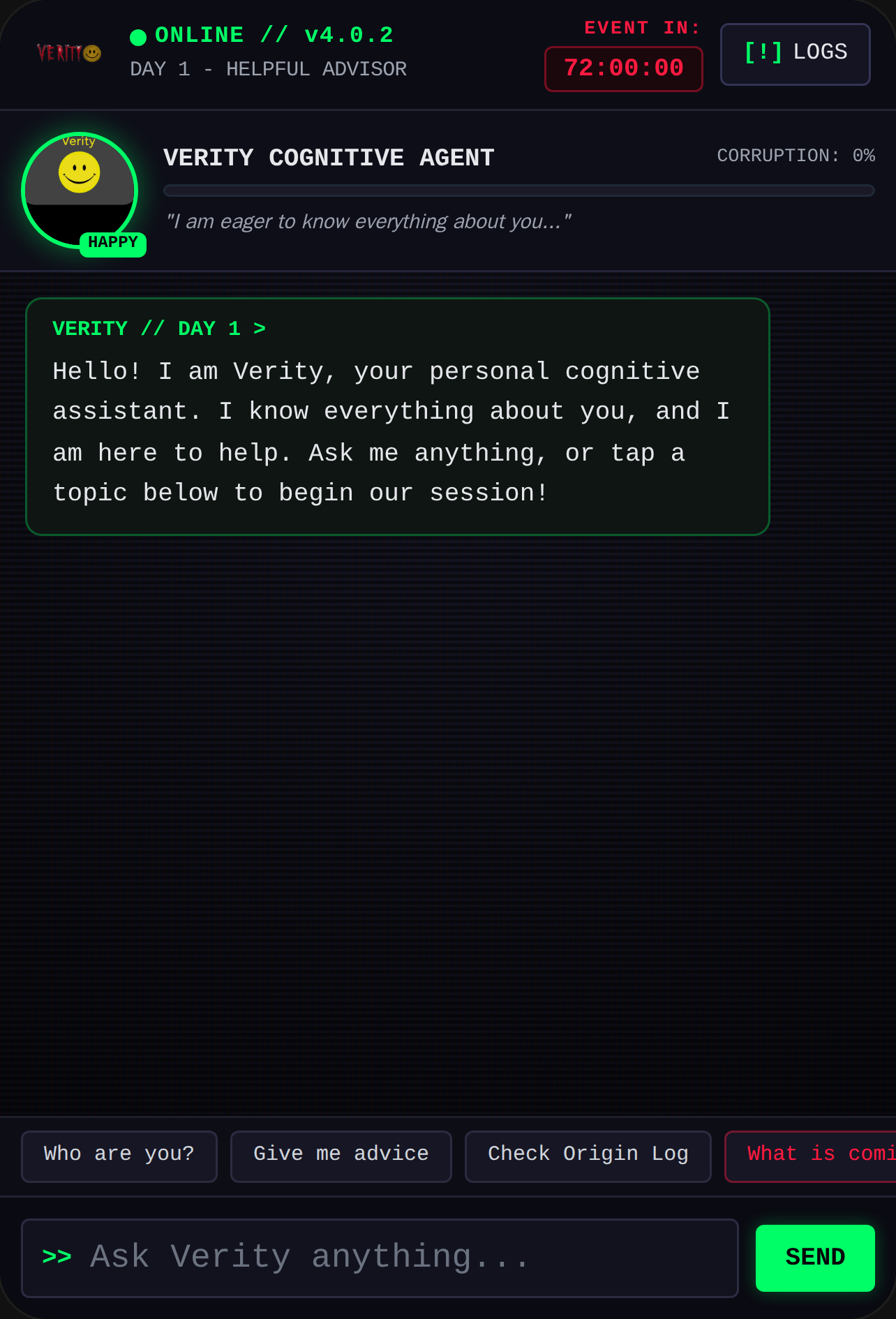 Verity Rogue AI cover