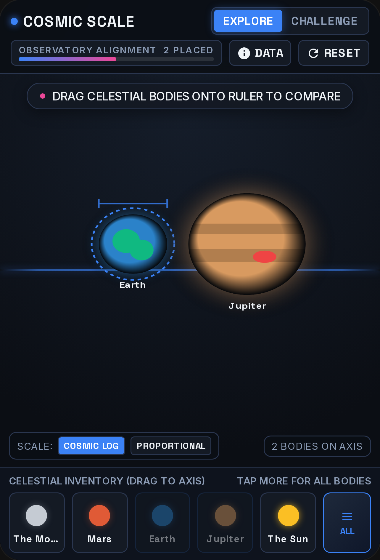 Cosmic Scale - Size Comparison cover