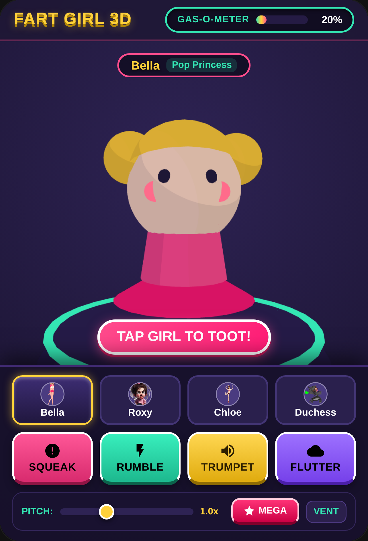 Fart Girl - 3D Comedy Soundboard cover