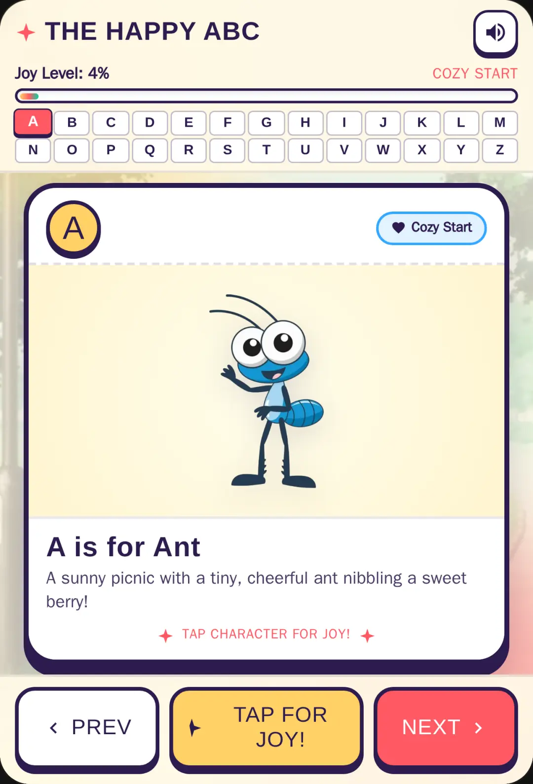 The Happy Alphabet cover
