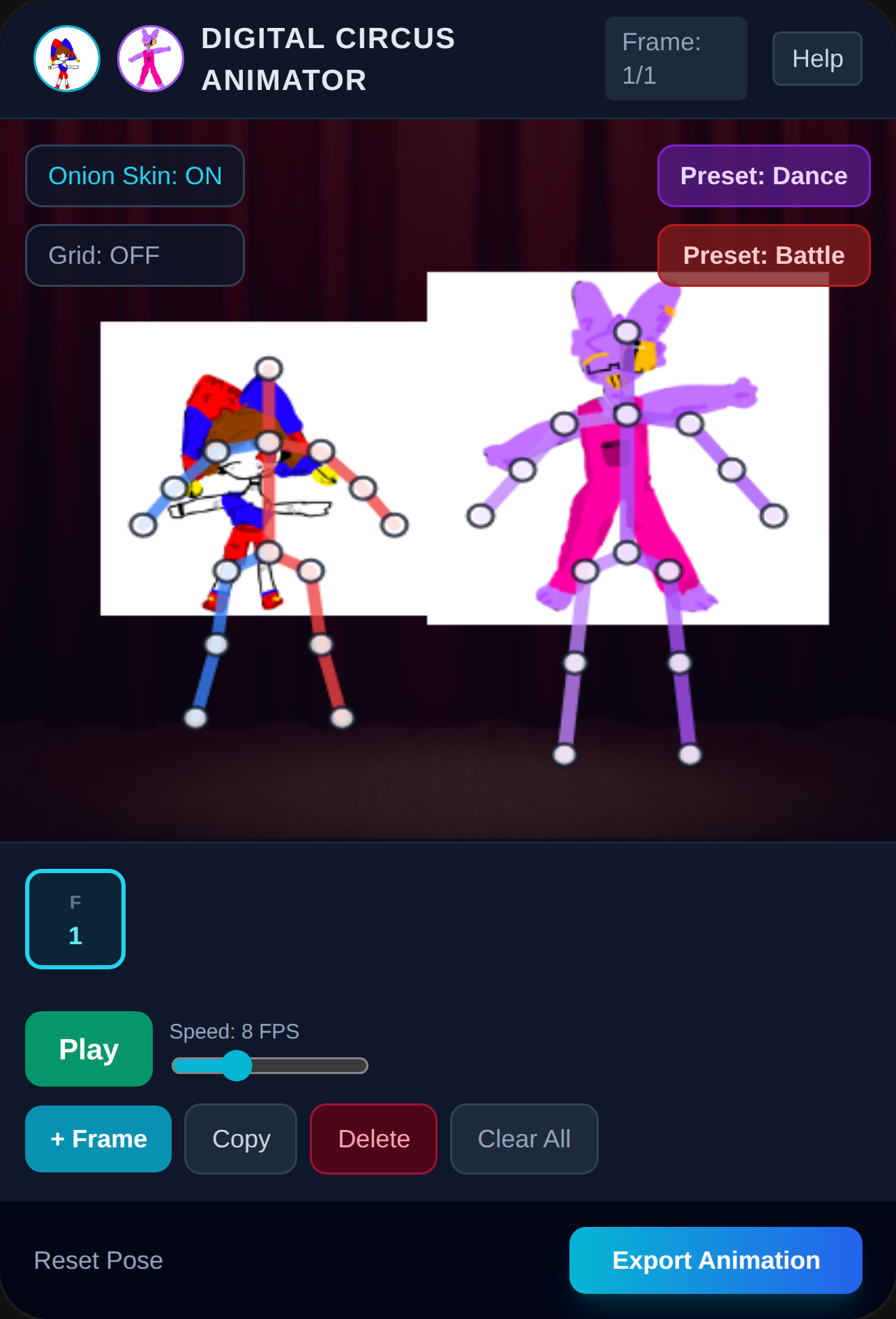 Pomni & Jax Stickman Animator cover