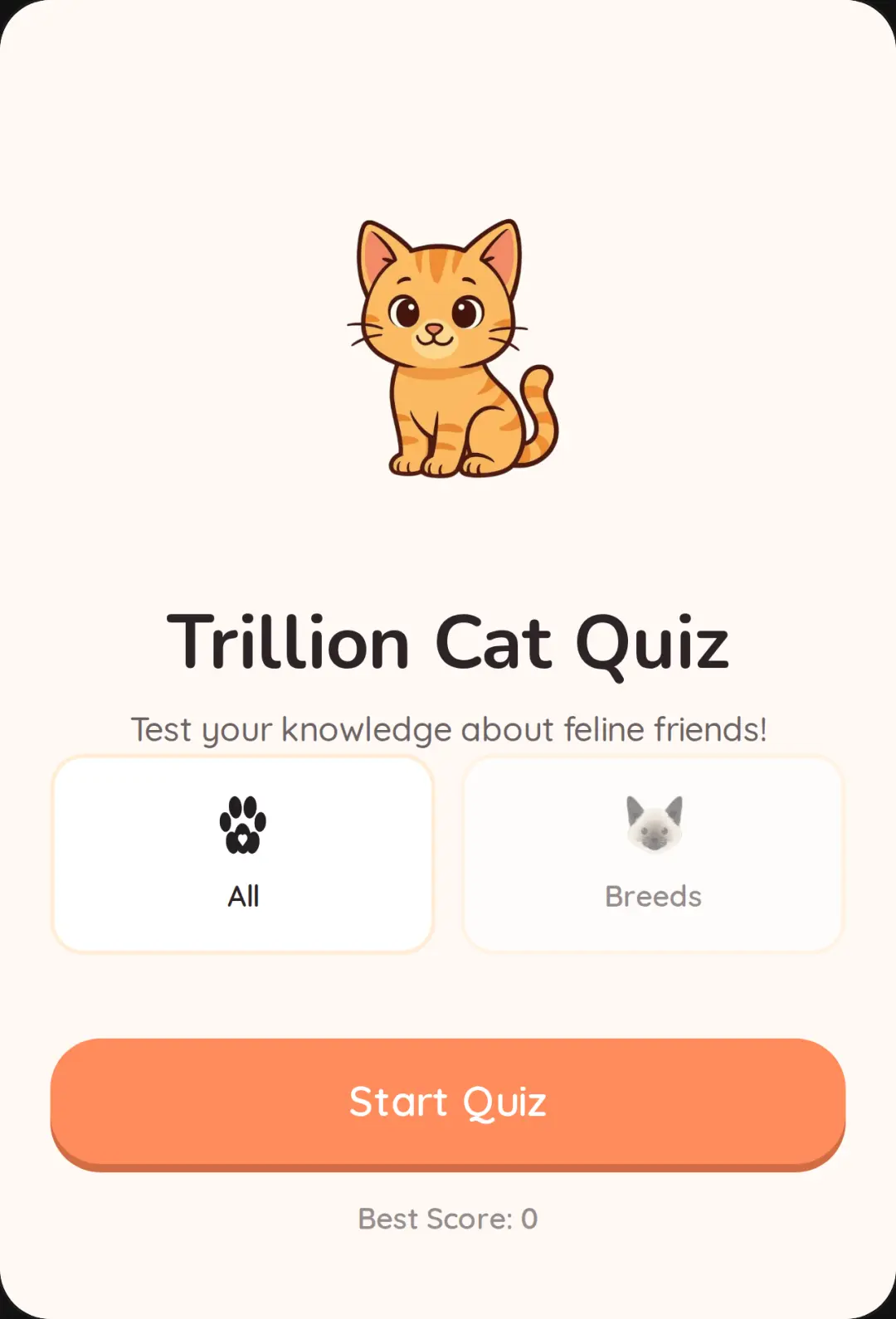 Trillion Cat Quiz cover