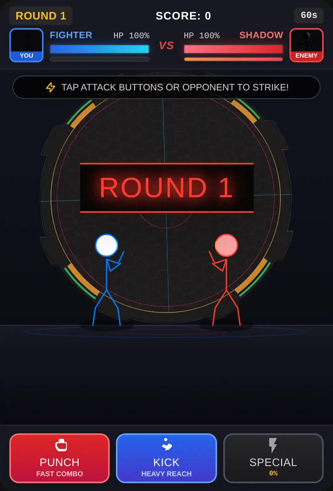 Stickman Fighter version 1.0 cover