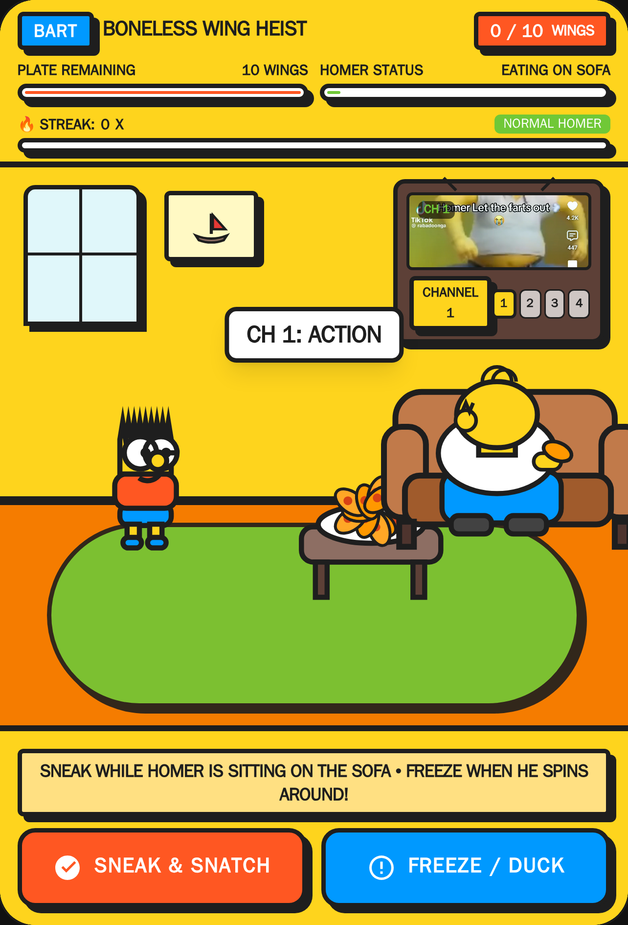 Boneless Wing Heist: Escape Homer cover