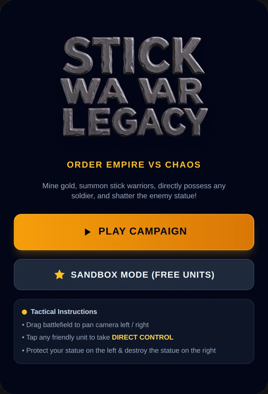 Stick War: Legacy cover