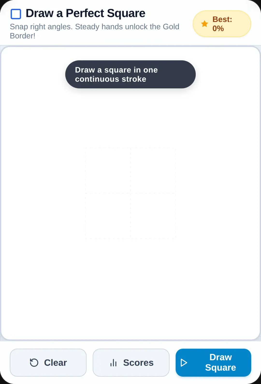 Draw a Perfect Square cover