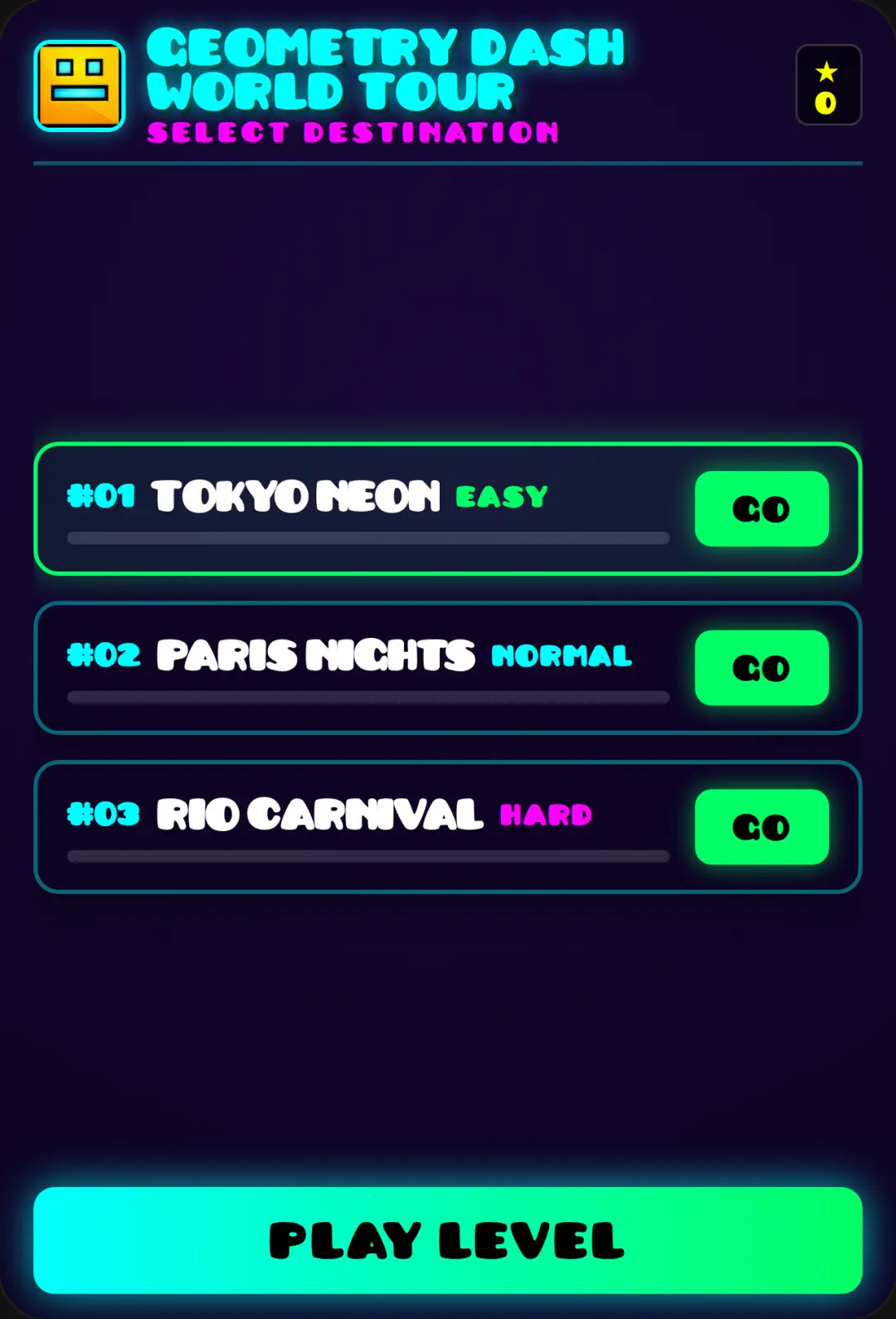 Geometry Dash World Tour cover
