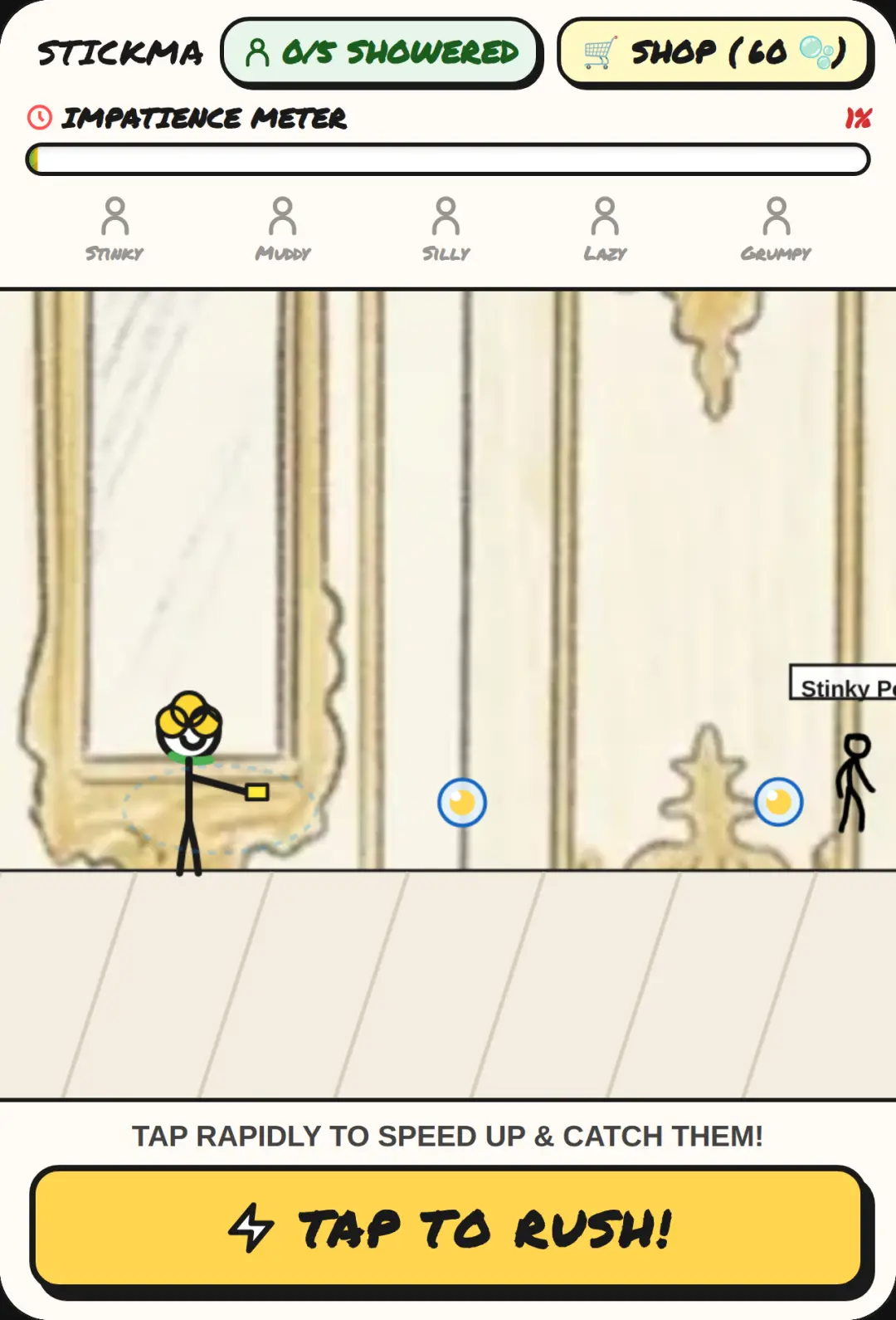 Stickman Shower Rush cover