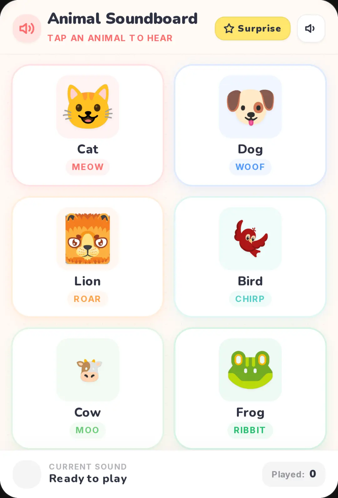 Animal Sounds Emojis cover