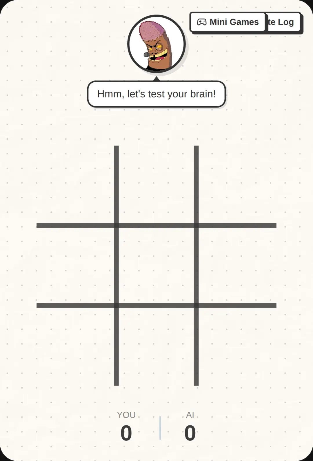 Genius Tic-Tac-Toe
