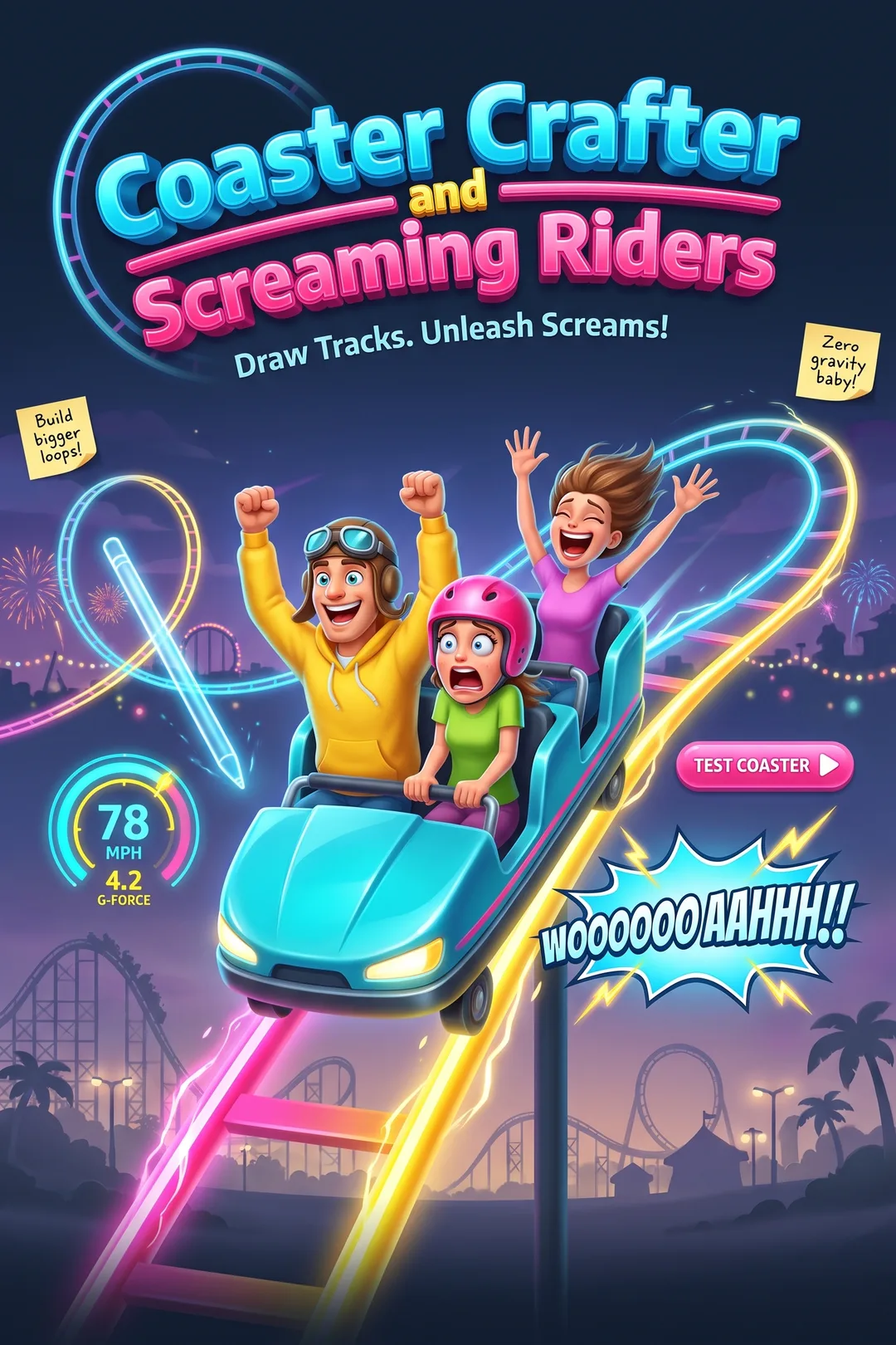 Coaster Crafter and Screaming Riders