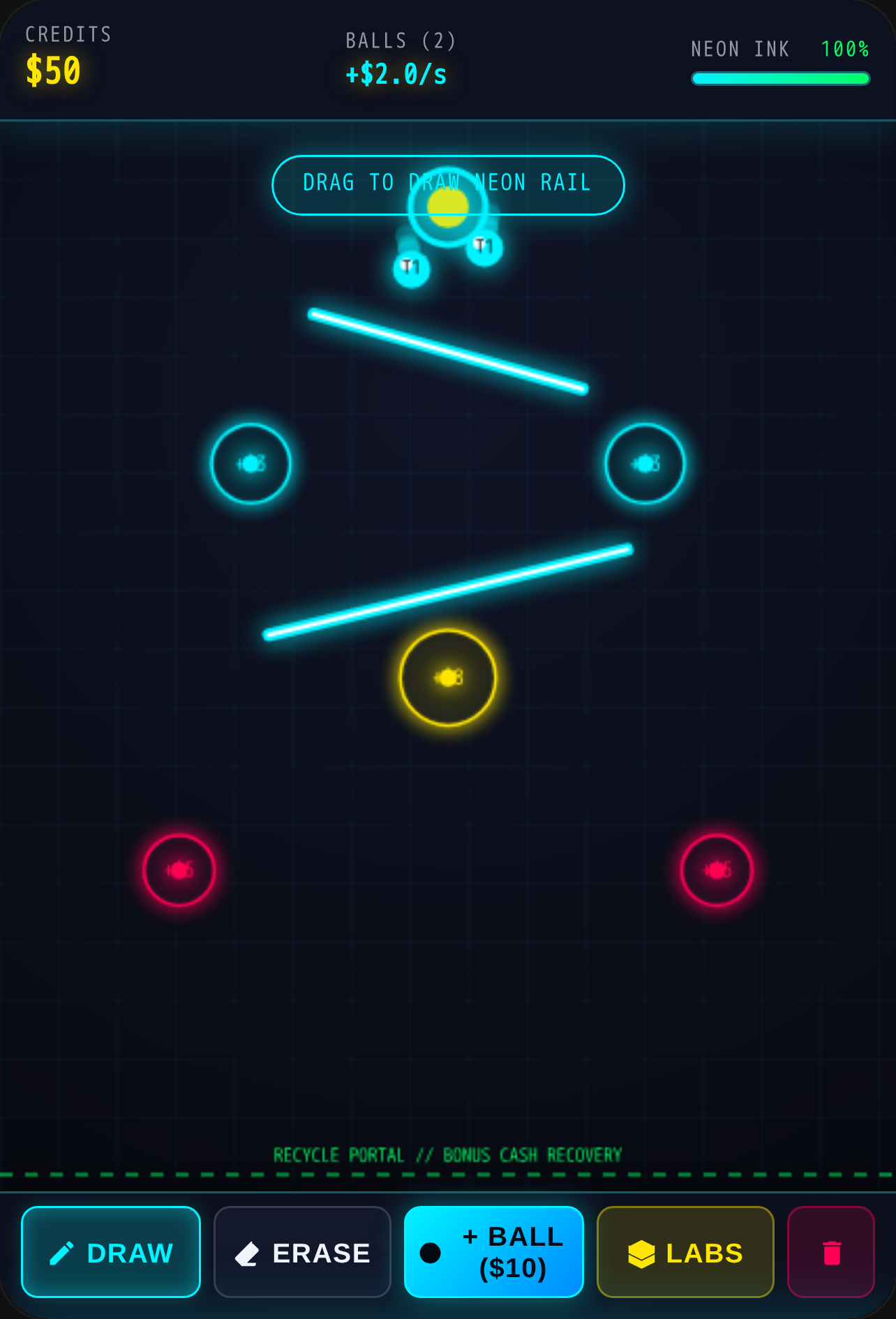 Neon Marble Cyber Run cover