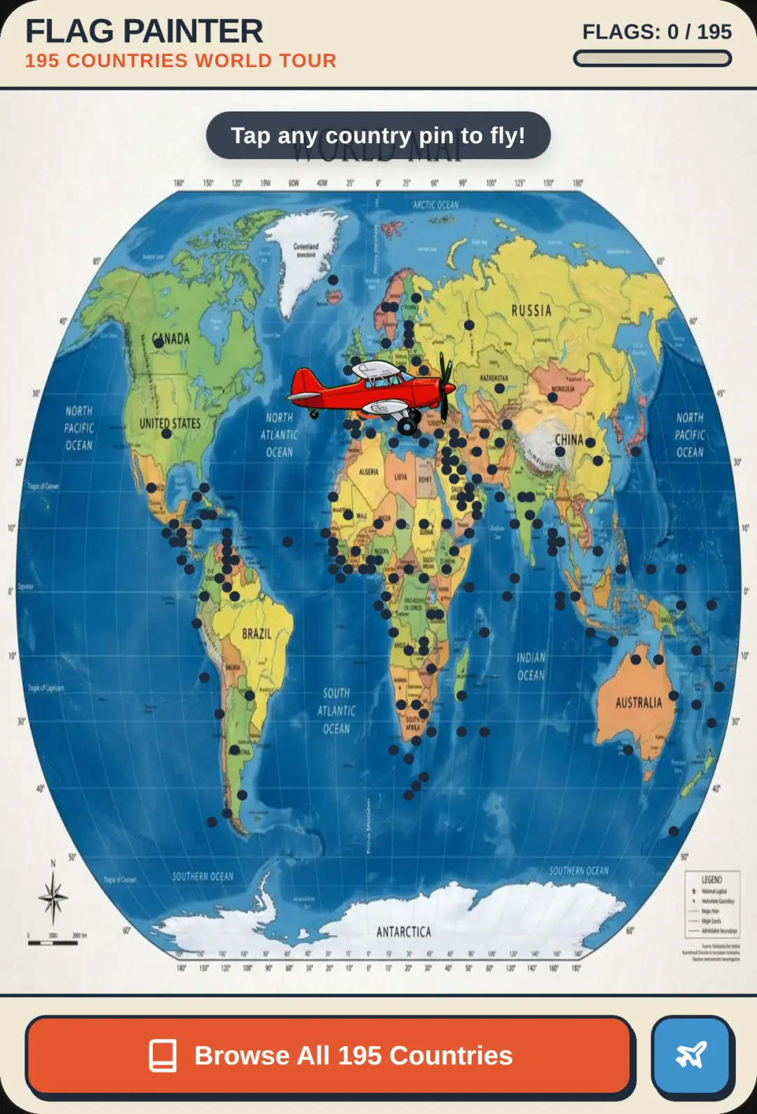 Flag Painter World Map cover