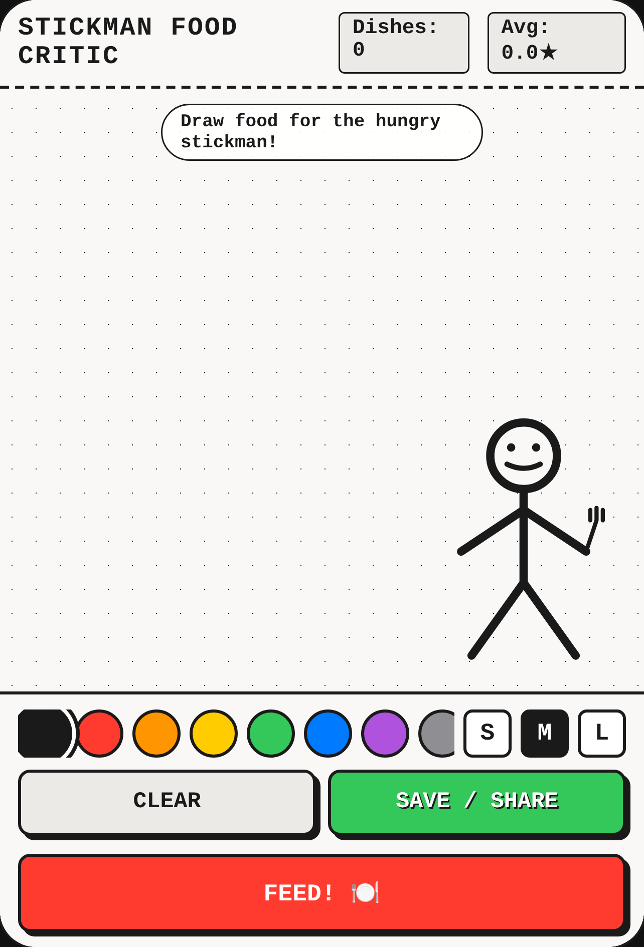 Hungry Stickman Food Critic cover