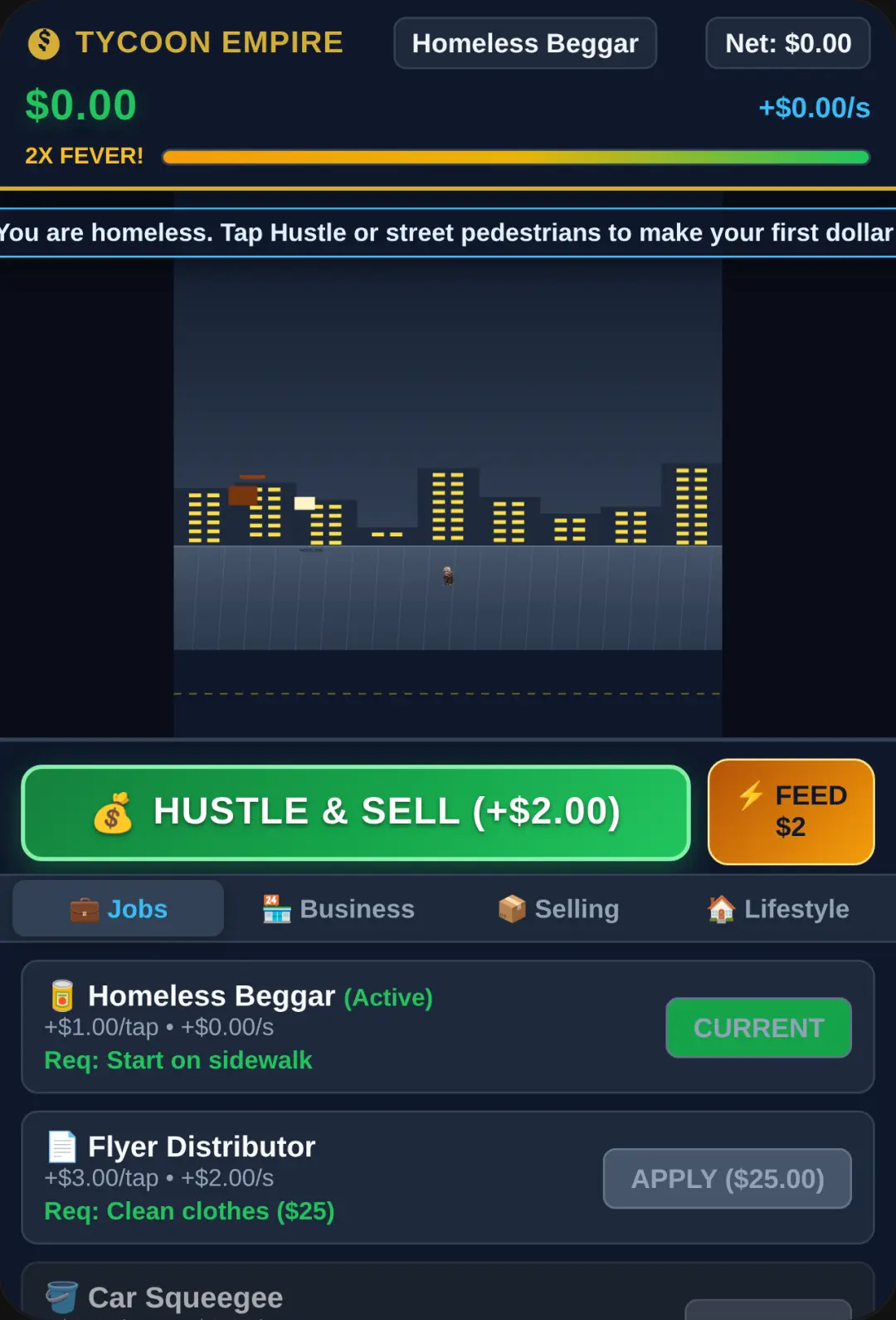 Homeless to Tycoon: Business Empire cover