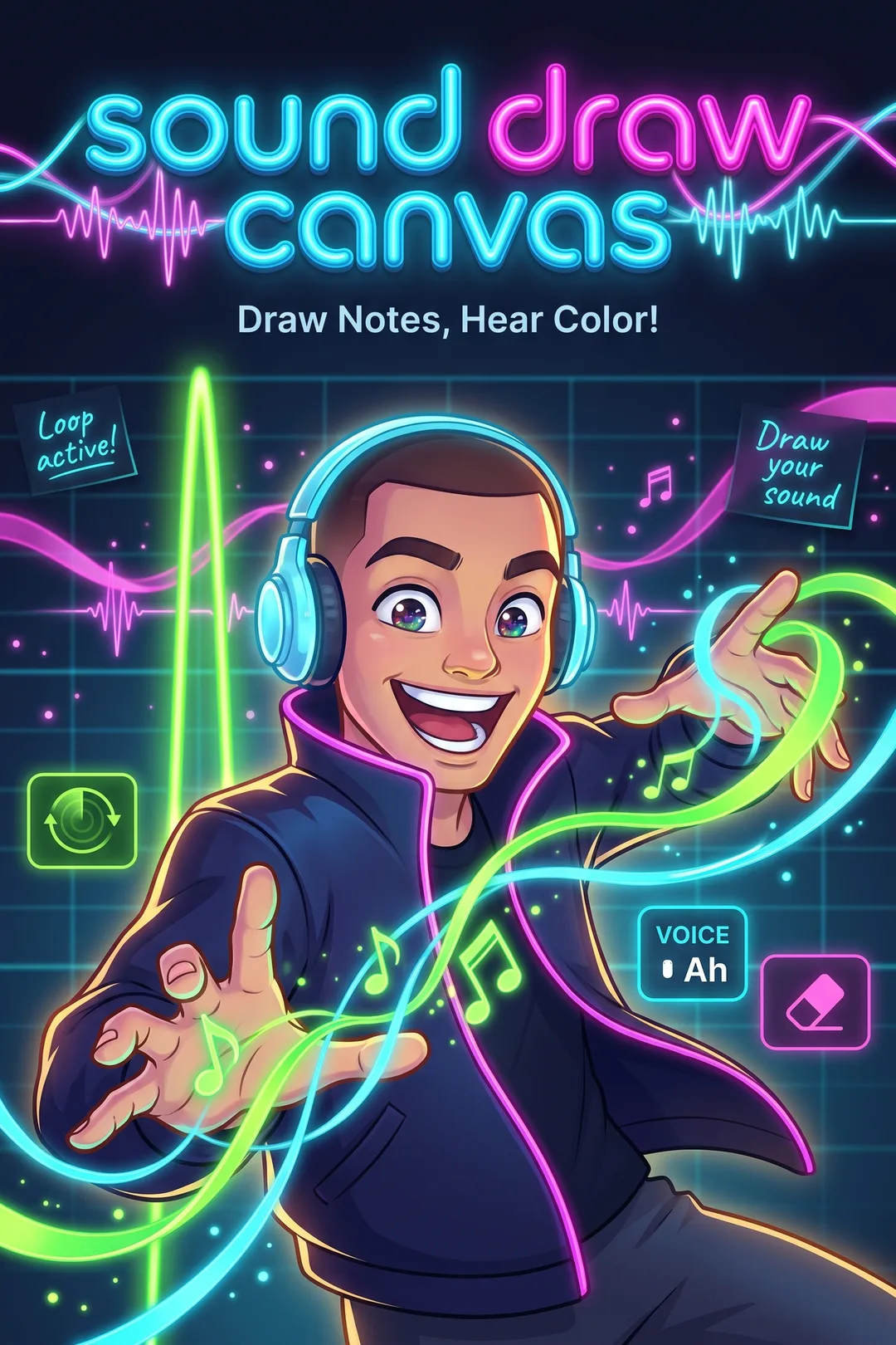 sound draw canvas