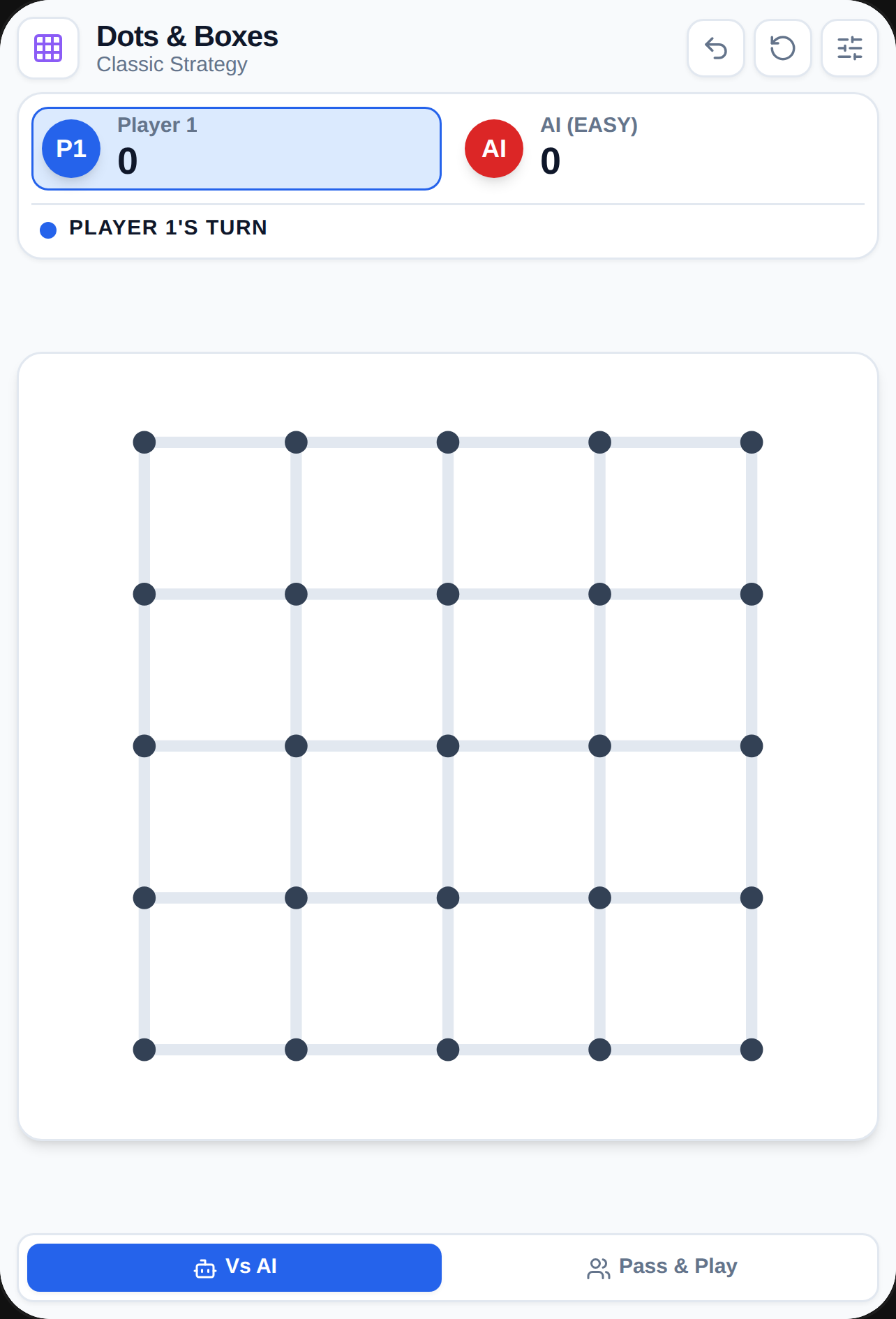 Dots & Boxes Master