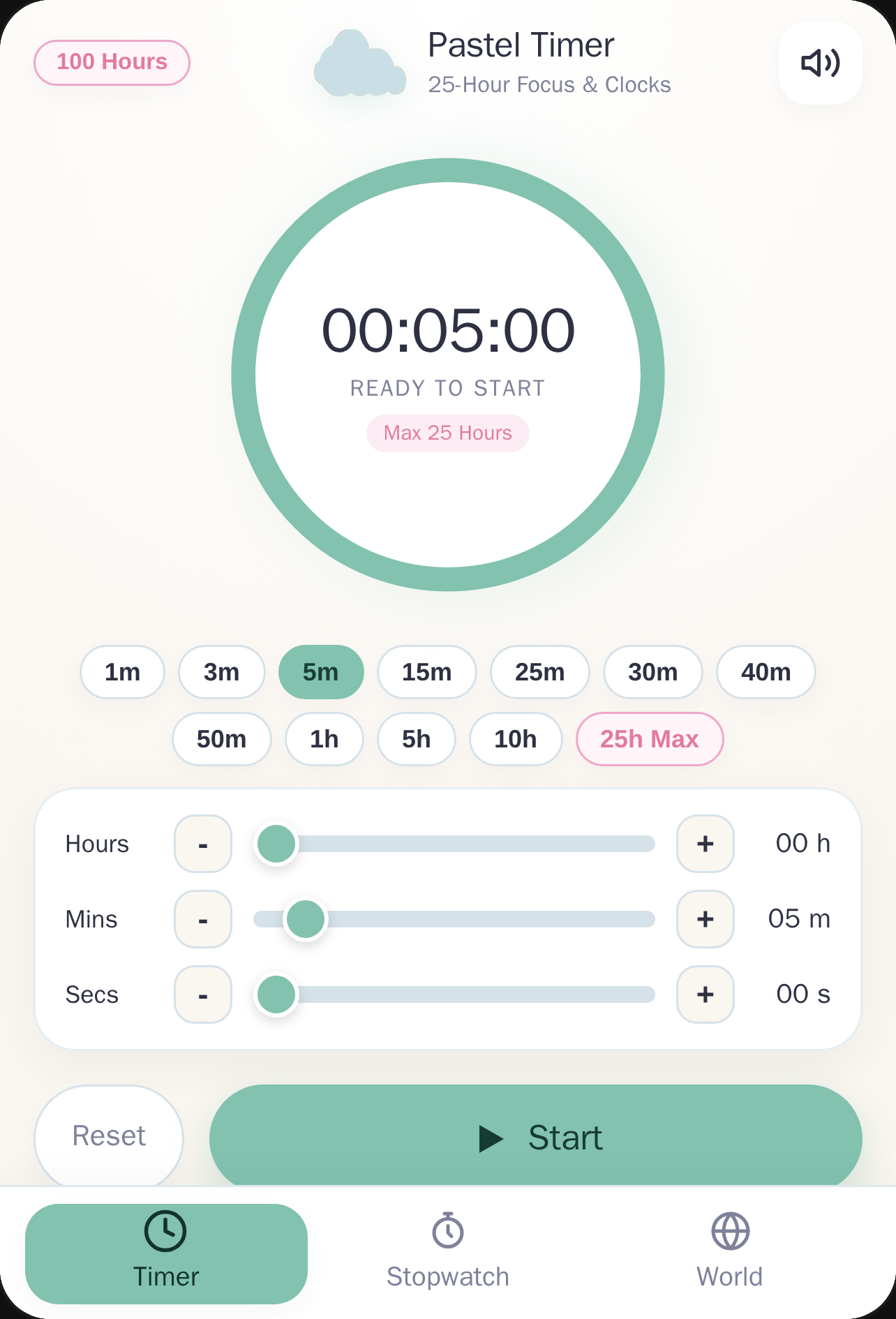 Pastel Timer & Clock cover