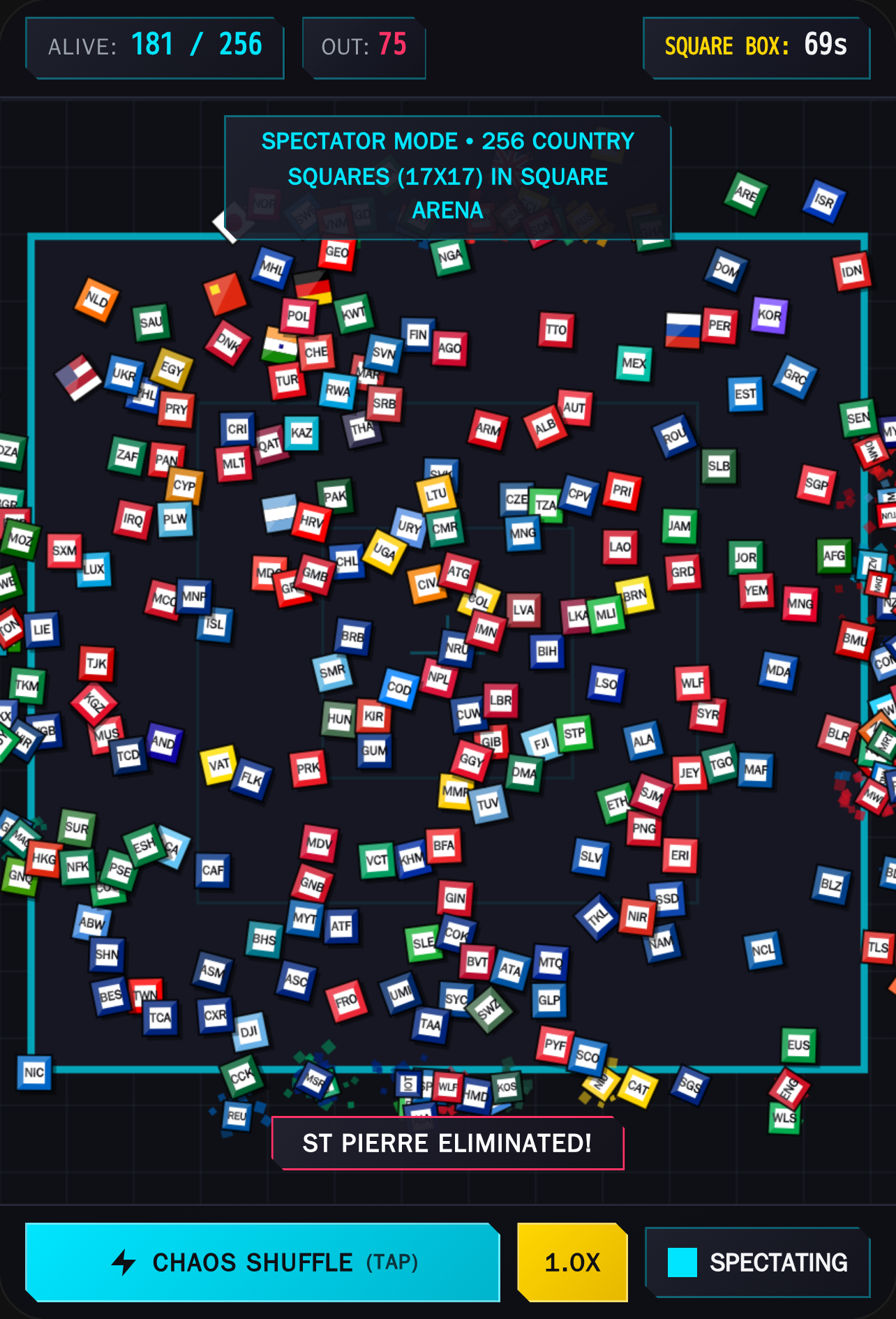 Country Squares: 256 Battle Royale cover