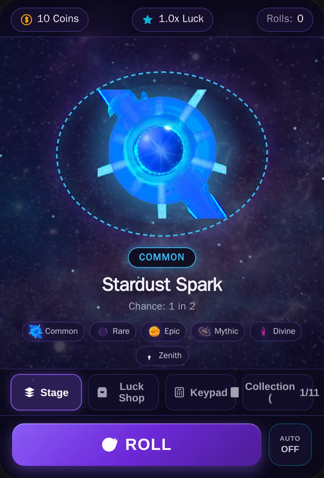 Roll an Aura - Cosmic RNG cover