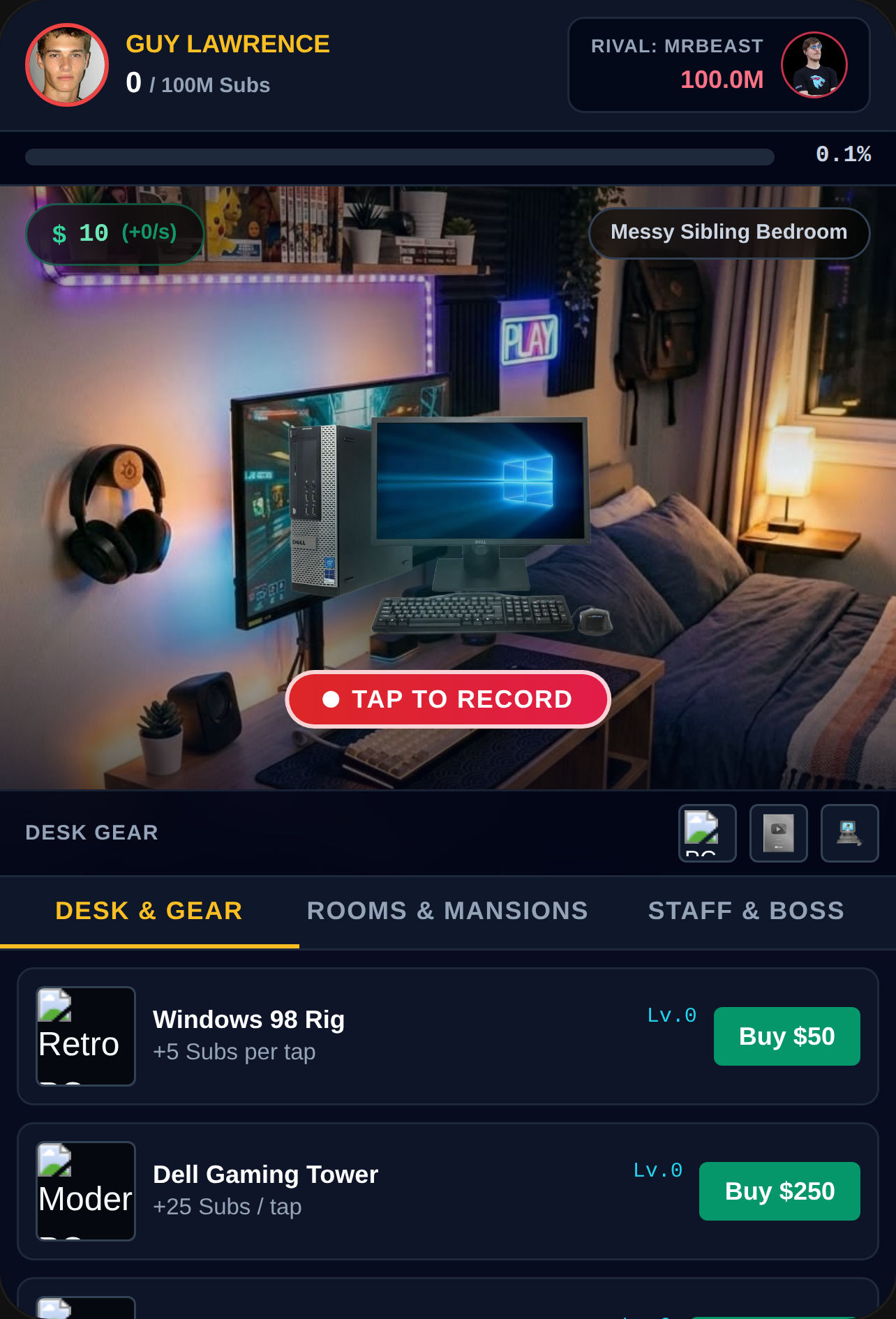 Beat MrBeast Tycoon cover