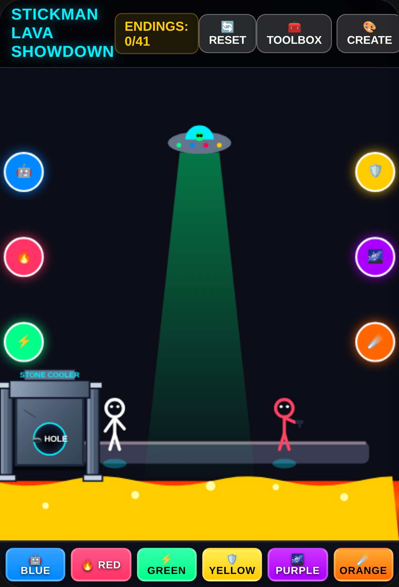 Stickman Lava Showdown & Endings cover