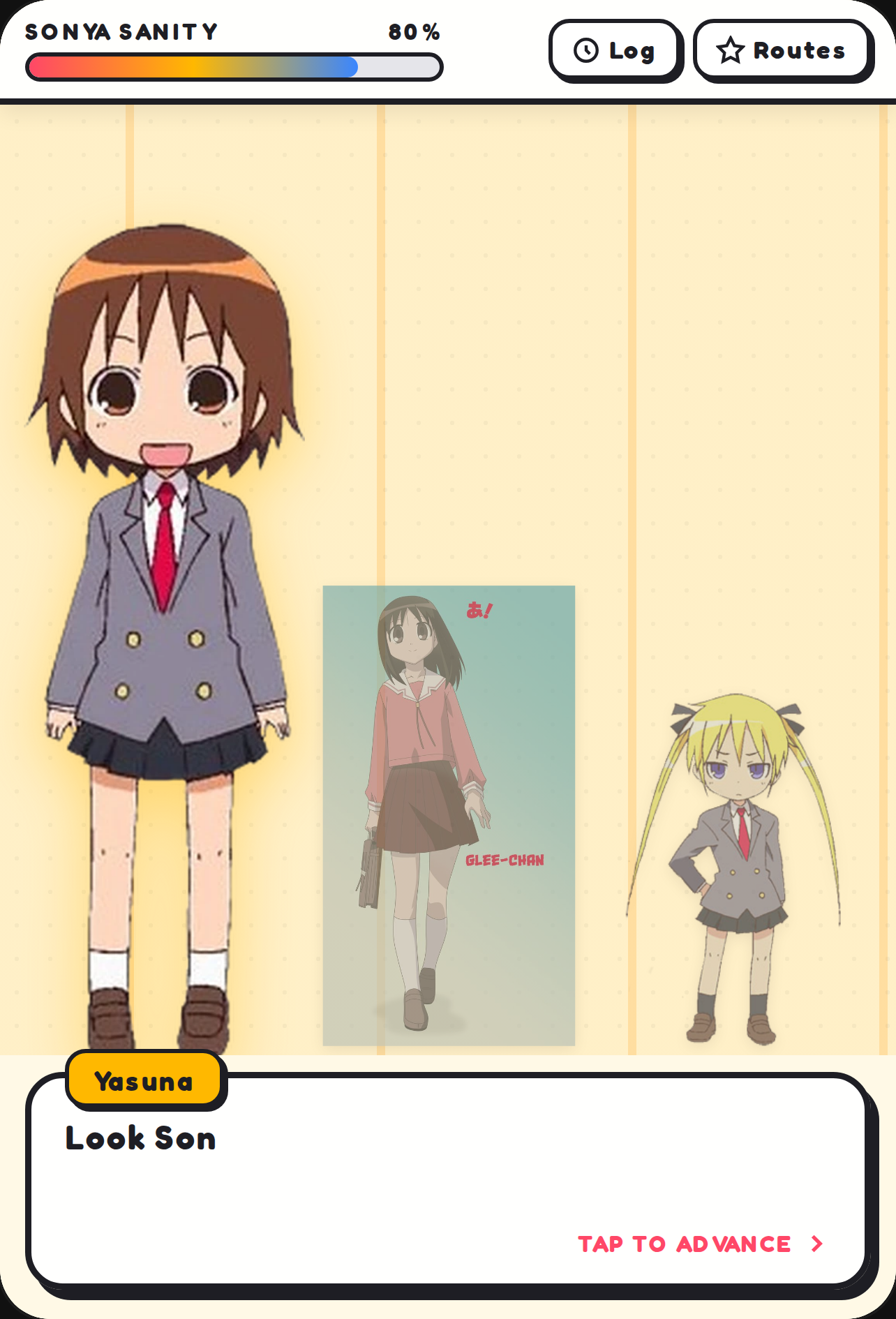 Kill Me Osaka! Chaos Visual Novel [kill me baby kmb x azumanga anime manga] Yasuna oribe and sonya meets osaka cover